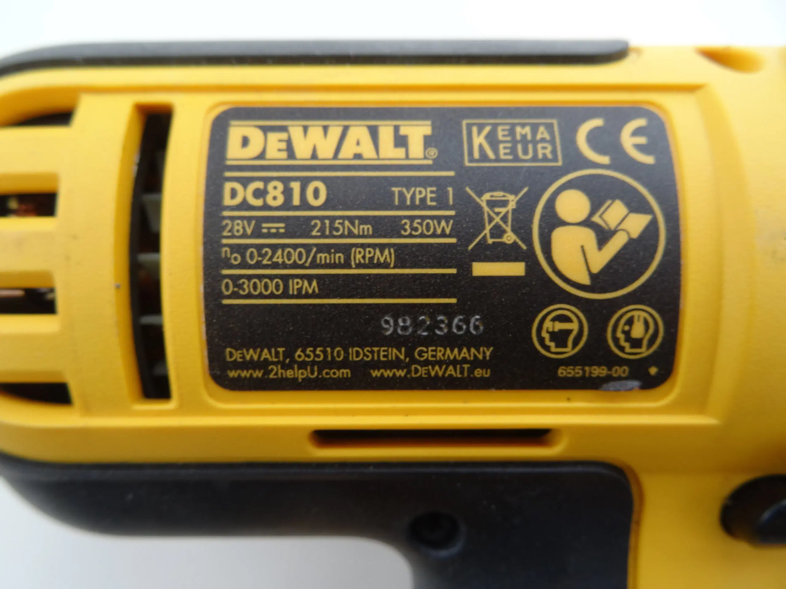 Slagnøgle Dewalt flexvolt