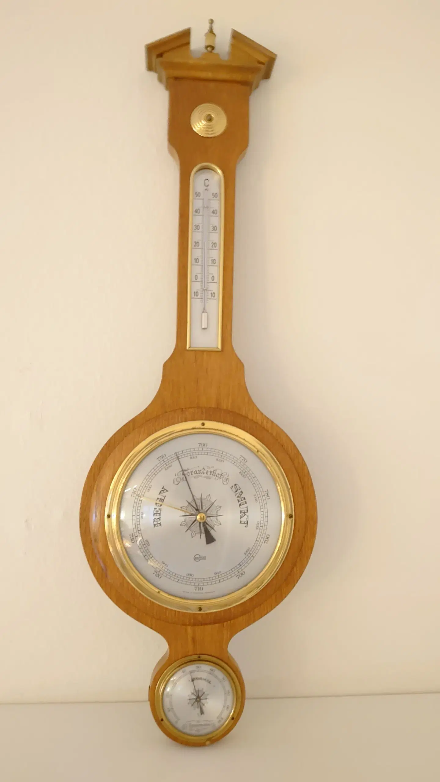 Ældre barometer/hygro- og termometer