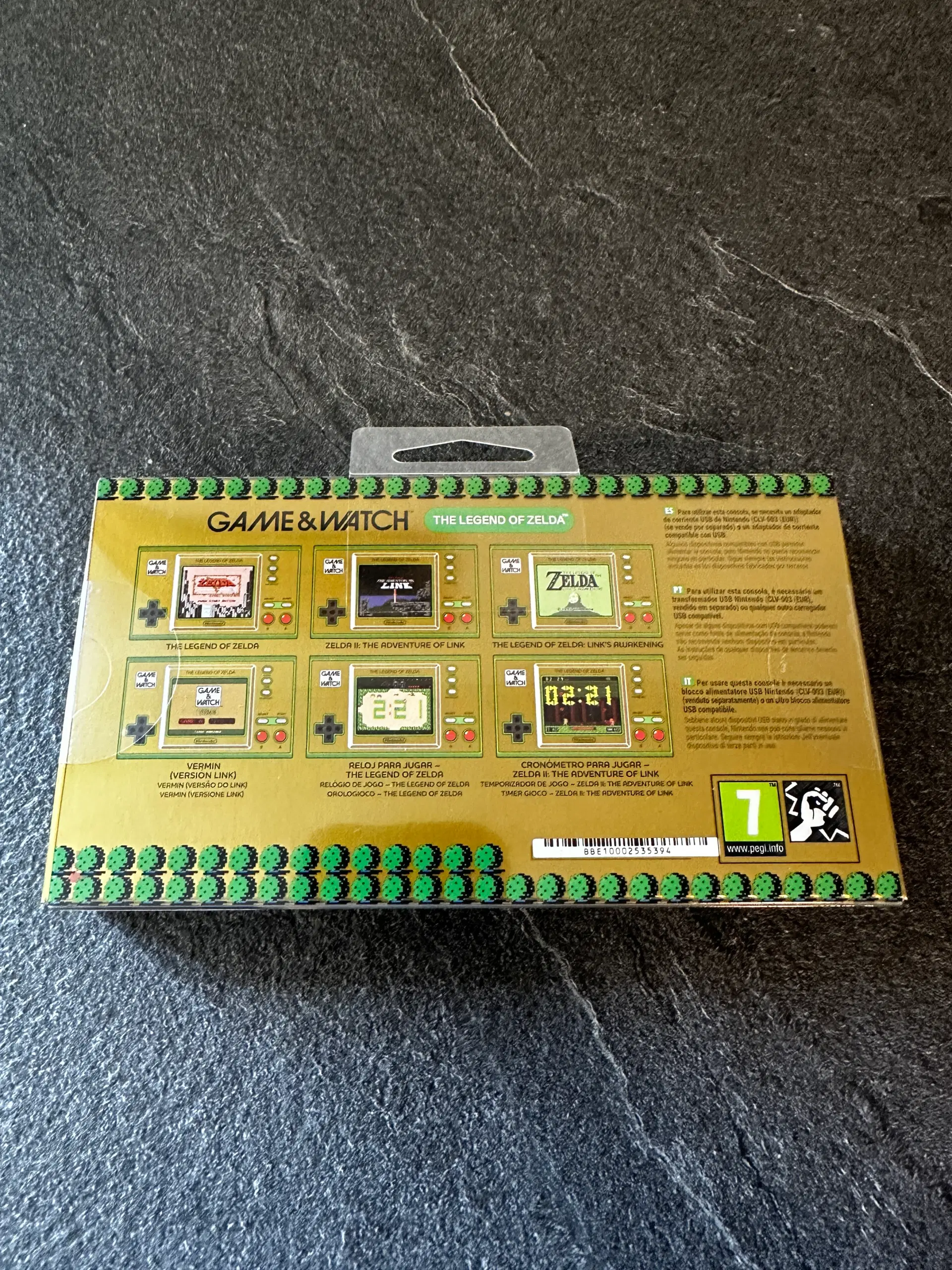 Nintendo Game  Watch The Legend of Zelda Uåbnet