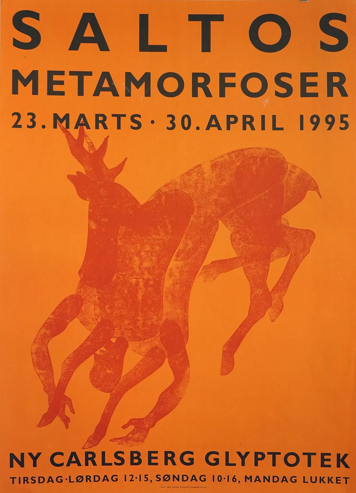 plakat Axel Salto motiv: Metamorfoser