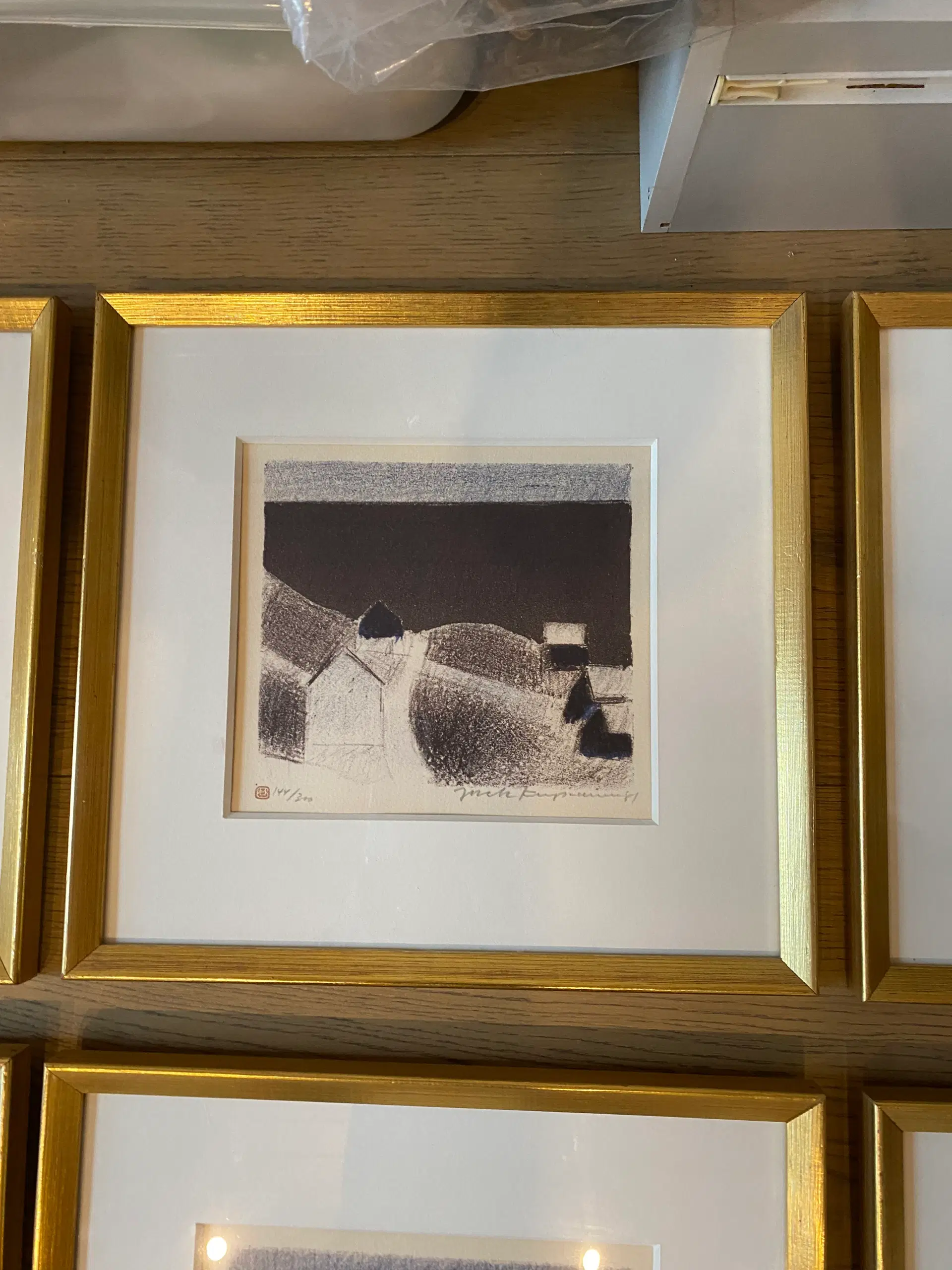 Jack Kampmann serie Litografier 8 stk 144/300