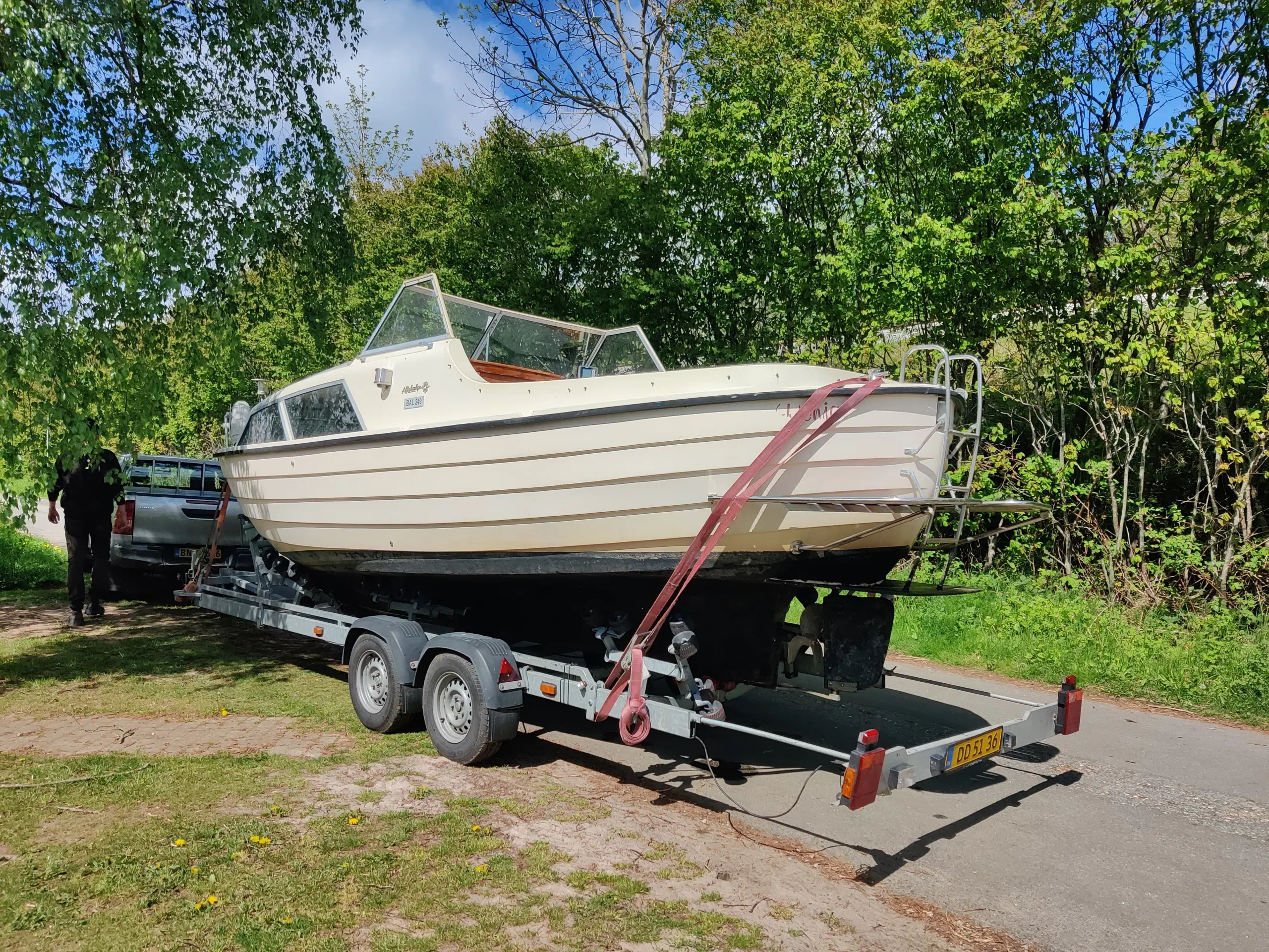 Bådtrailer udlejning - 3500 kg trailer