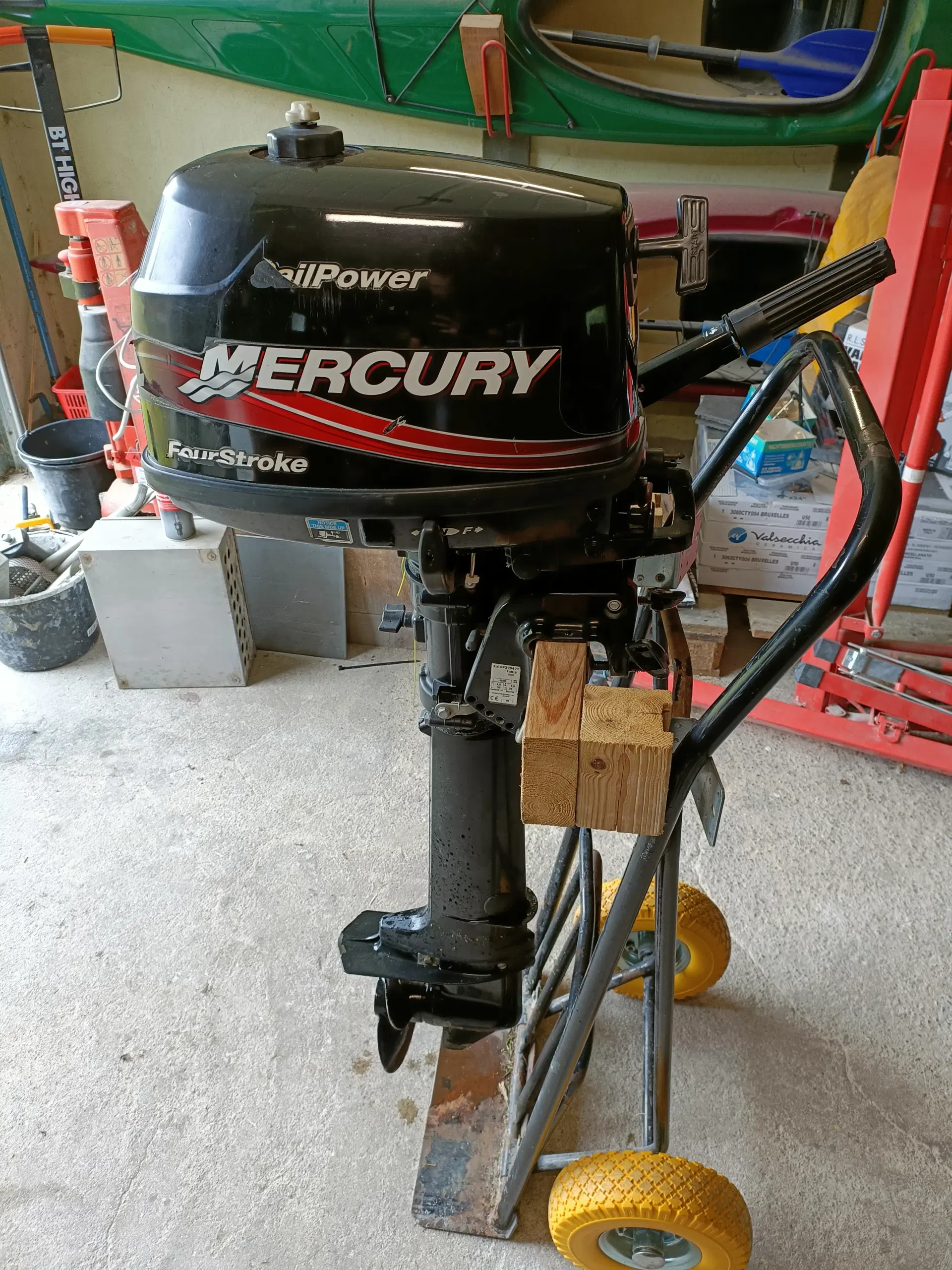 påhængsmotor mercury sailpower 4hk