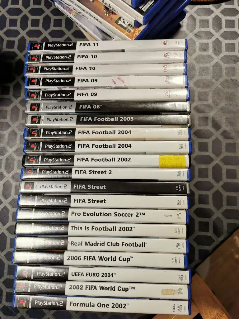 20 sports spil til ps2!