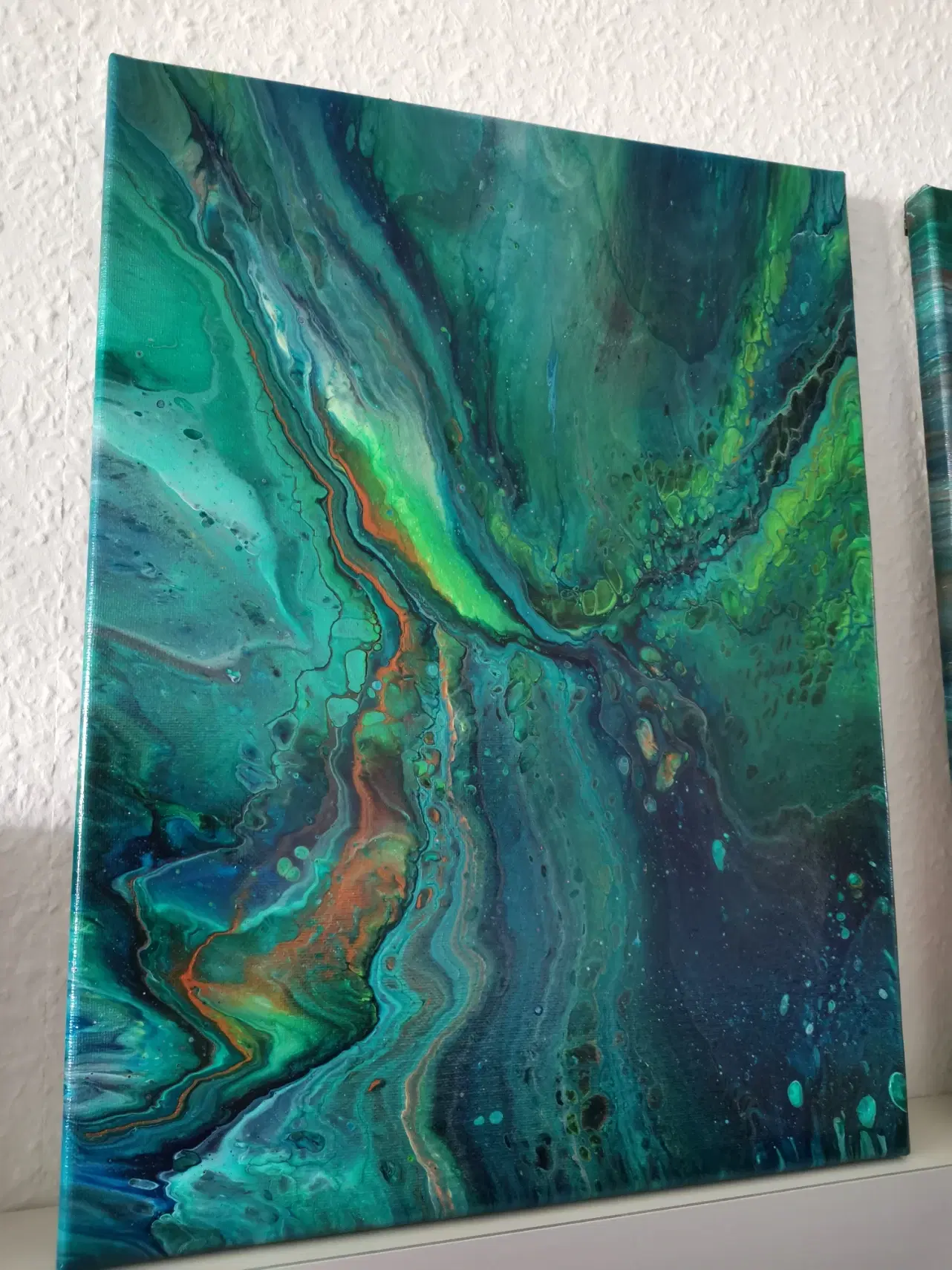 Akrylmalerier i Fluid Art - 30x40 cm