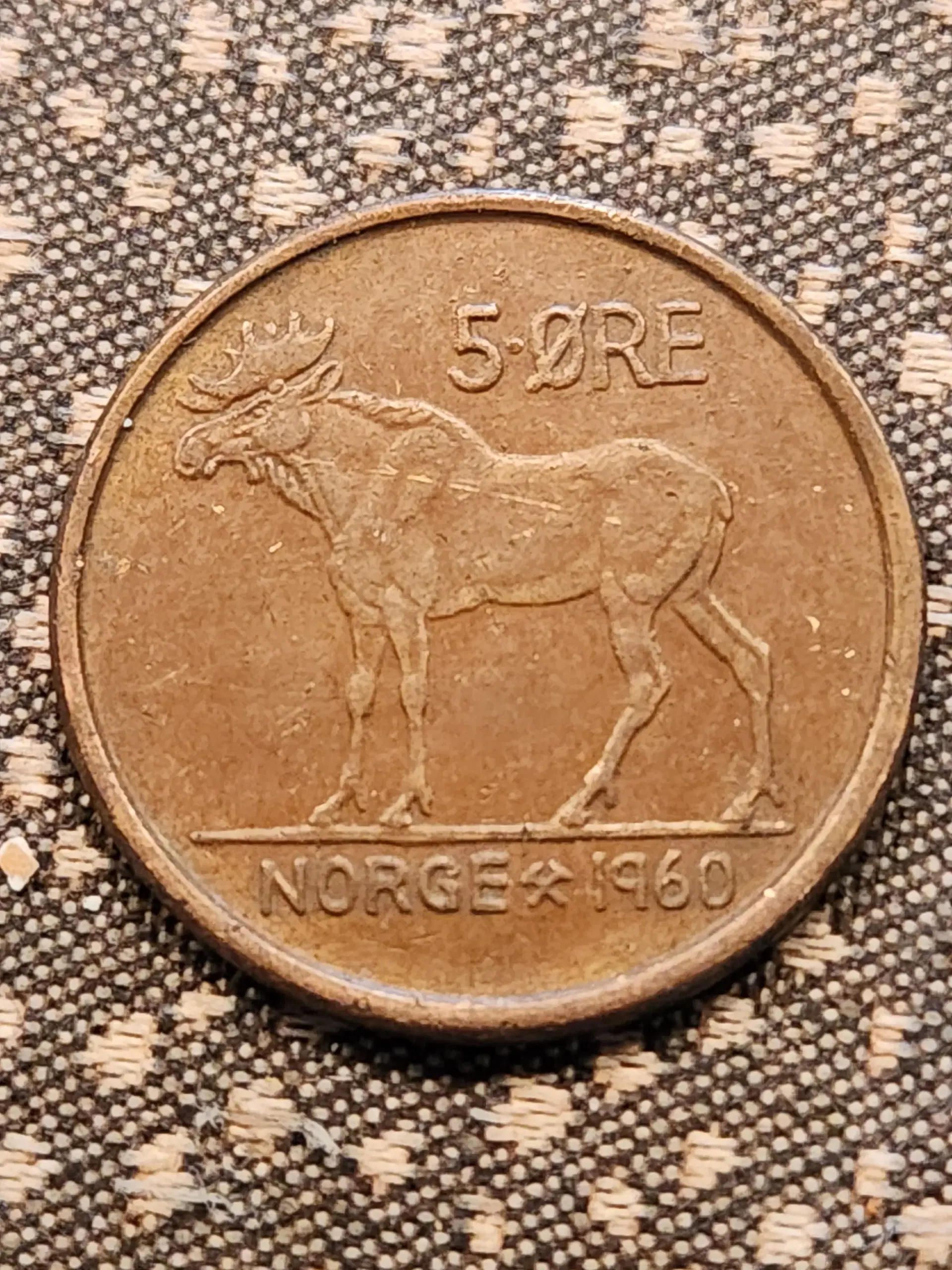 Norge 5 øre 1960