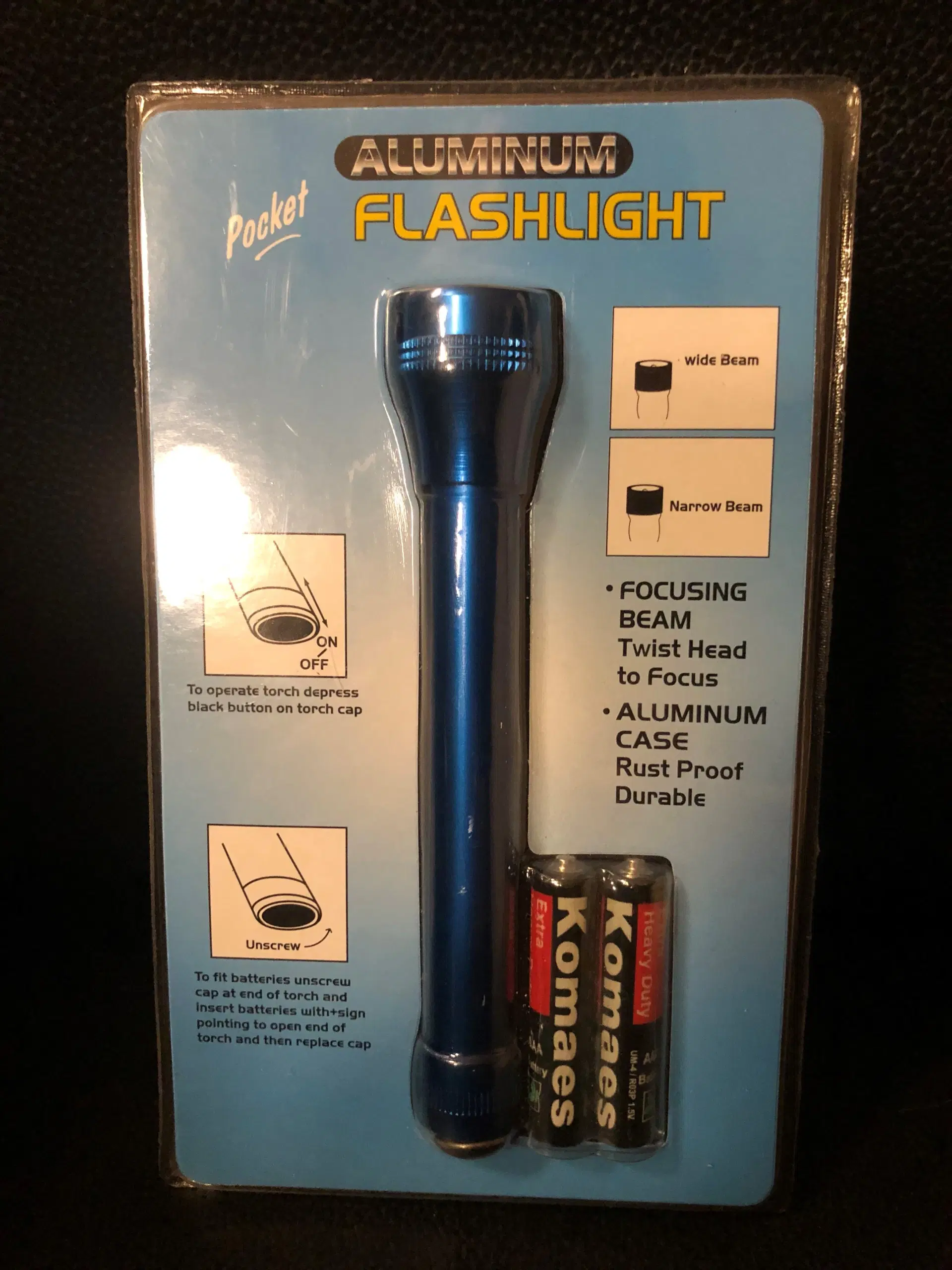 Lommelygte - pocket flashlight