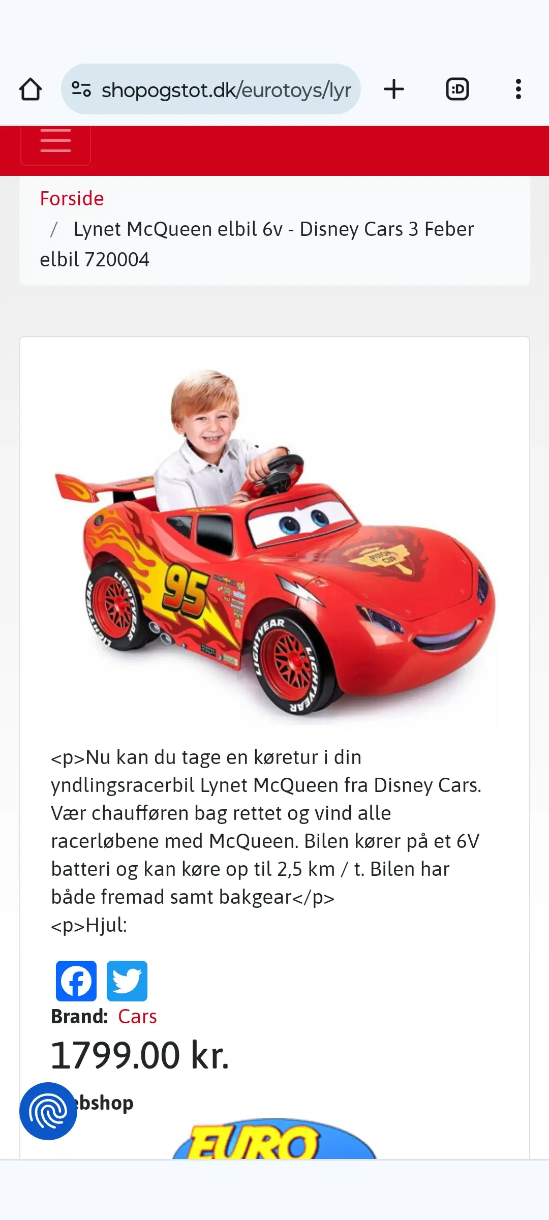 Cars 2 elbil