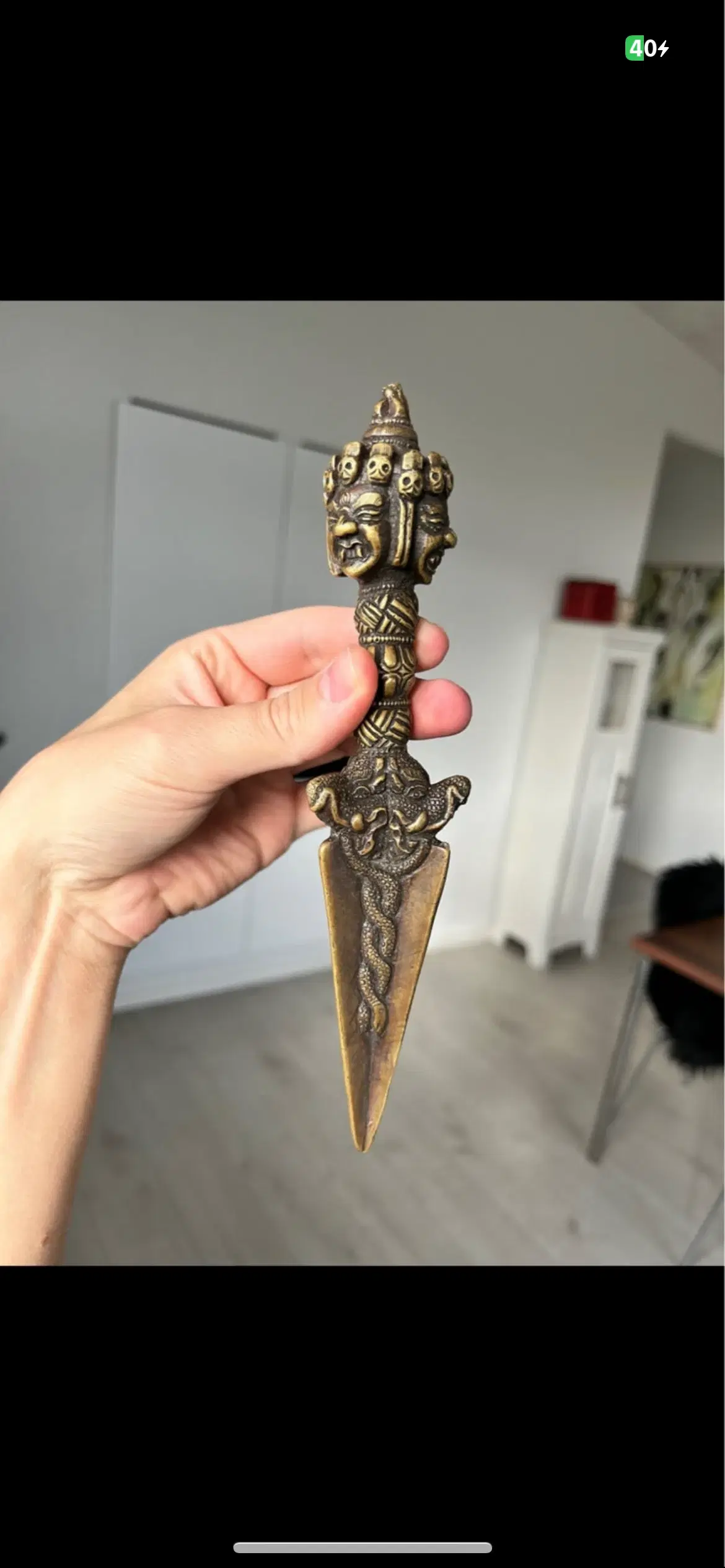 PHURBA dagger dolk sjælden Tibet