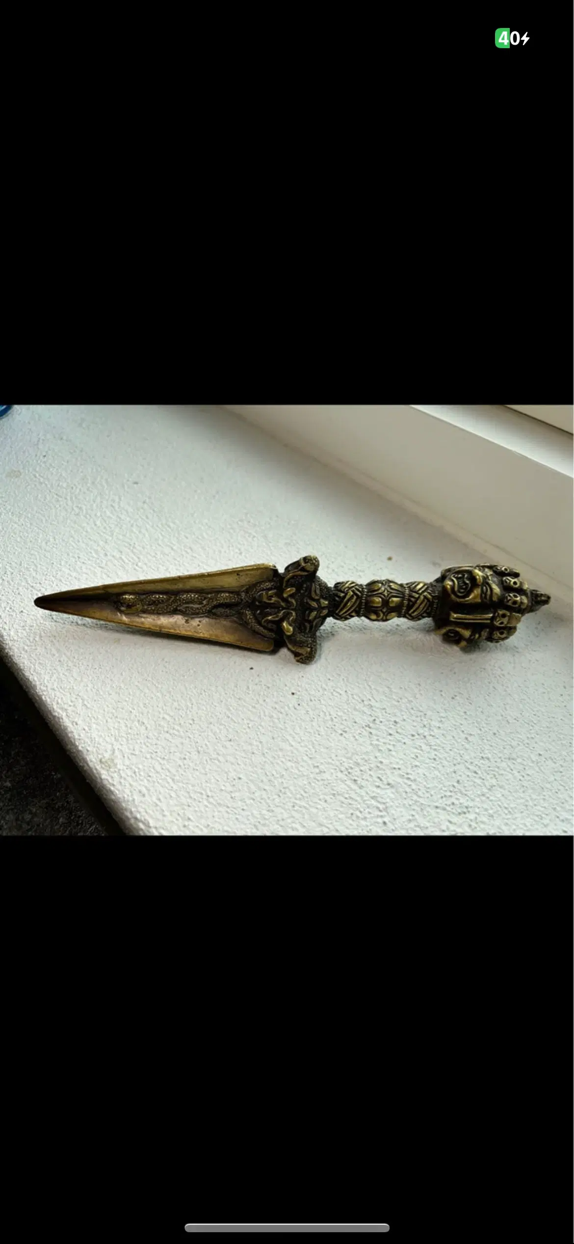 PHURBA dagger dolk sjælden Tibet