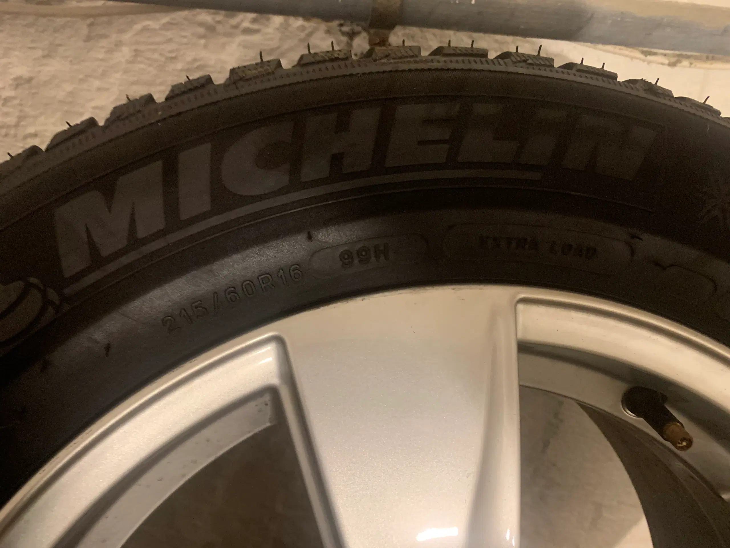 MICHELIN Vinterdæk med alufælge  4 Stk