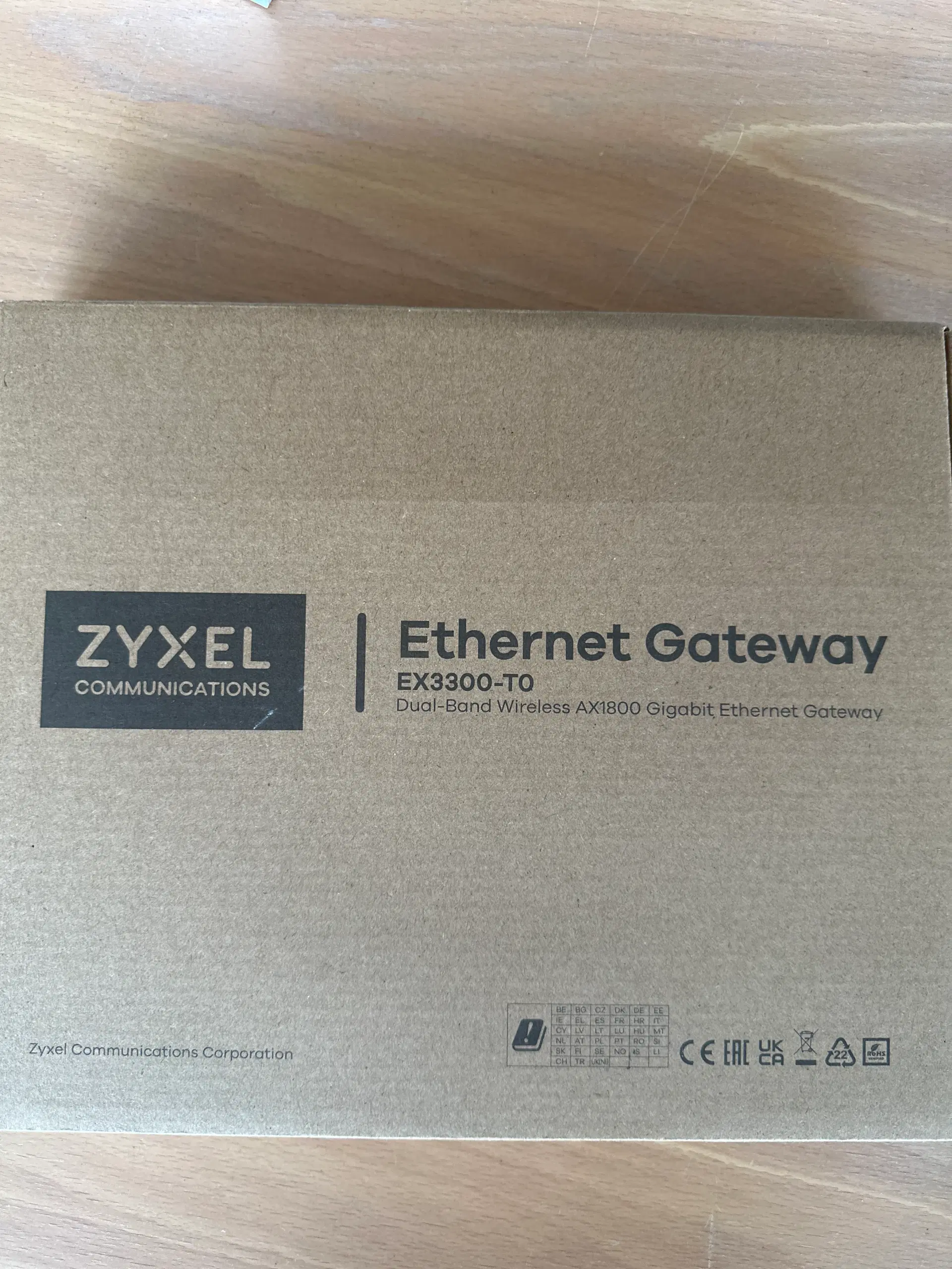 Zyxel DX3301-T0 trådløs router Gigabit Ethernet Du