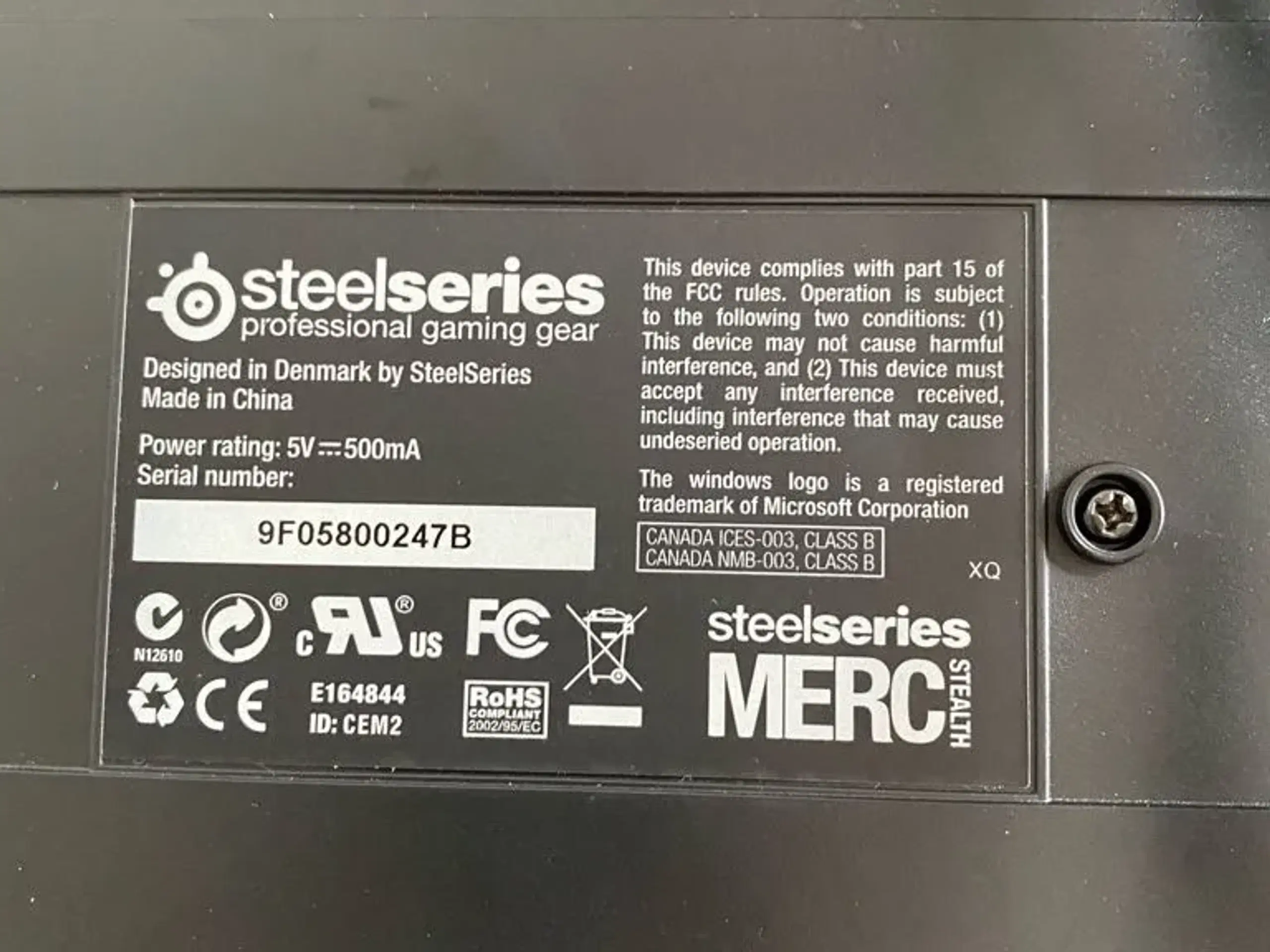 Steelseries gamer Tastatur