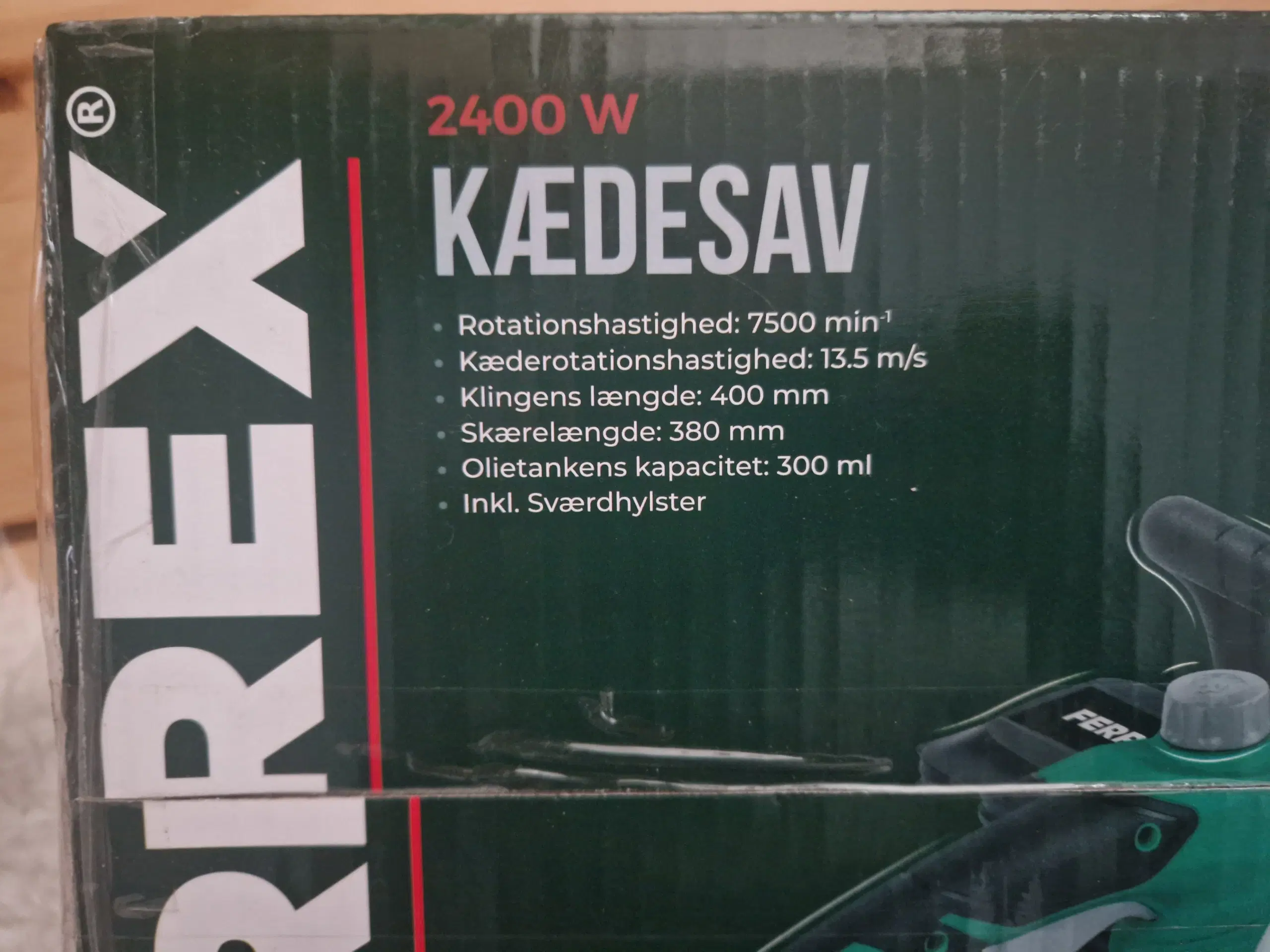 Kædesav 2400W helt ny