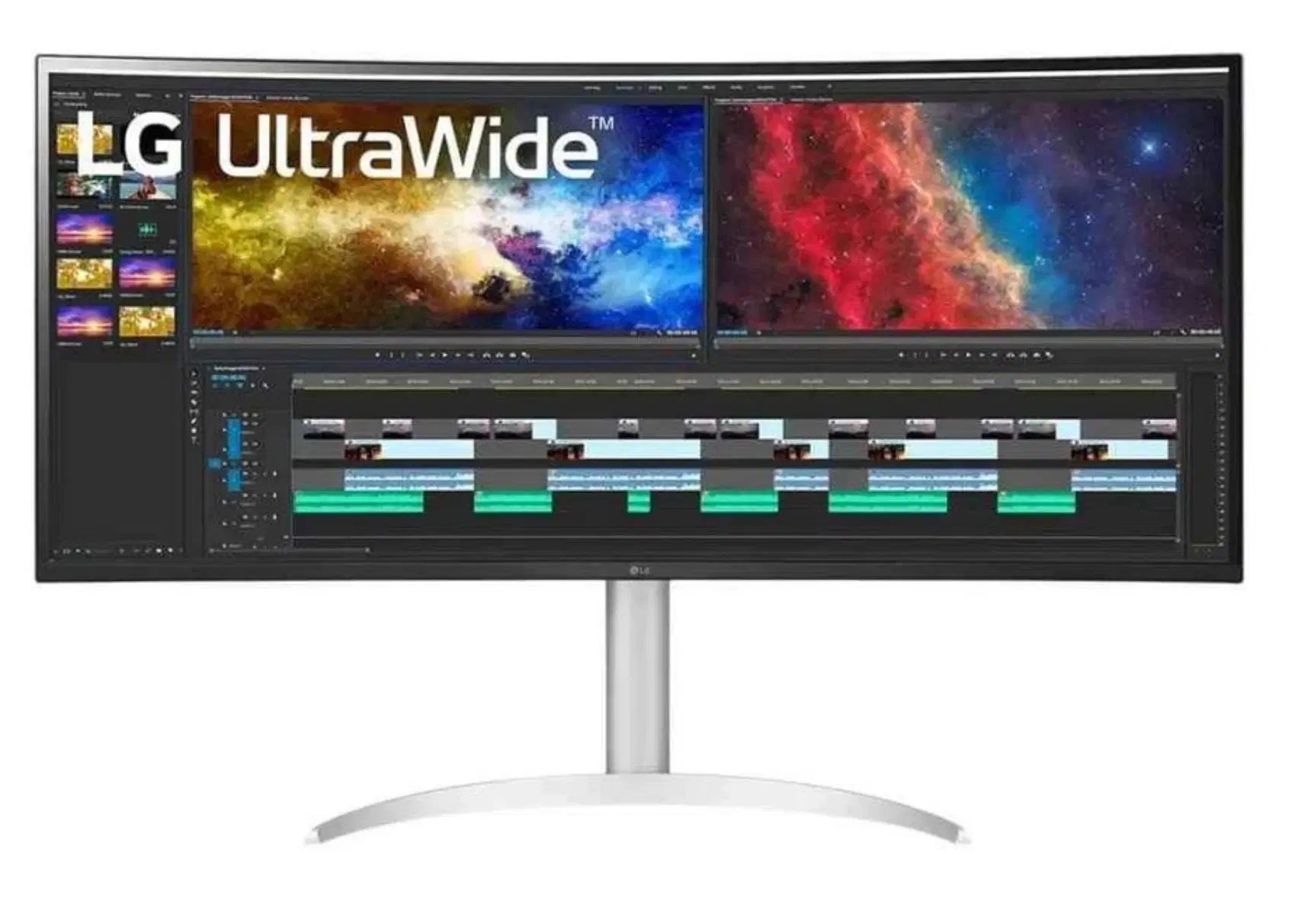 LG UltraWide curved skærm