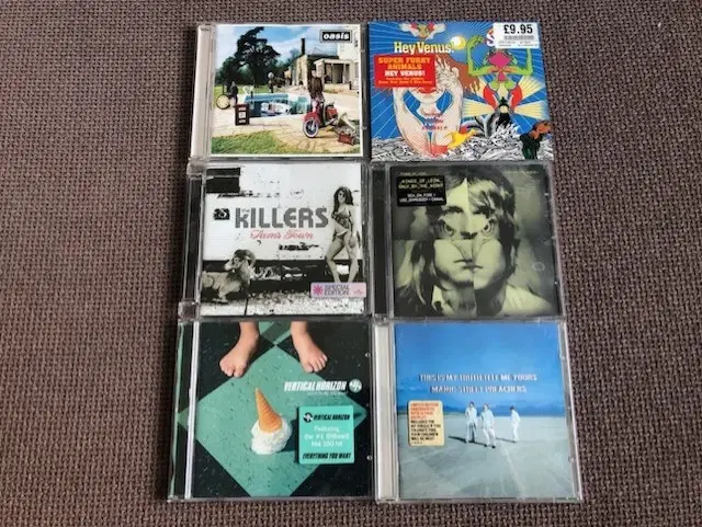 CD samling med 6 rock plader