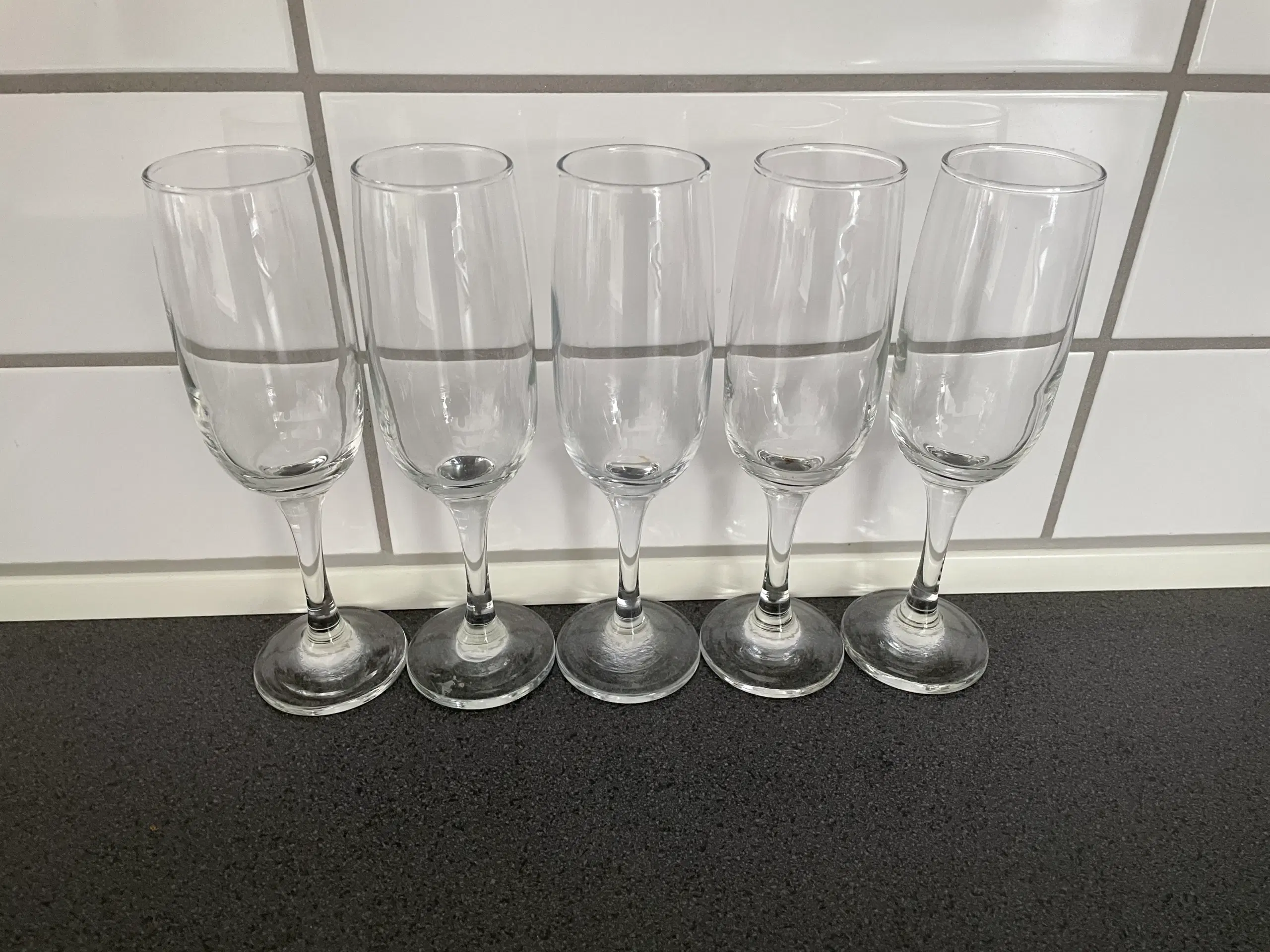 Glas 5 styks champagne glas