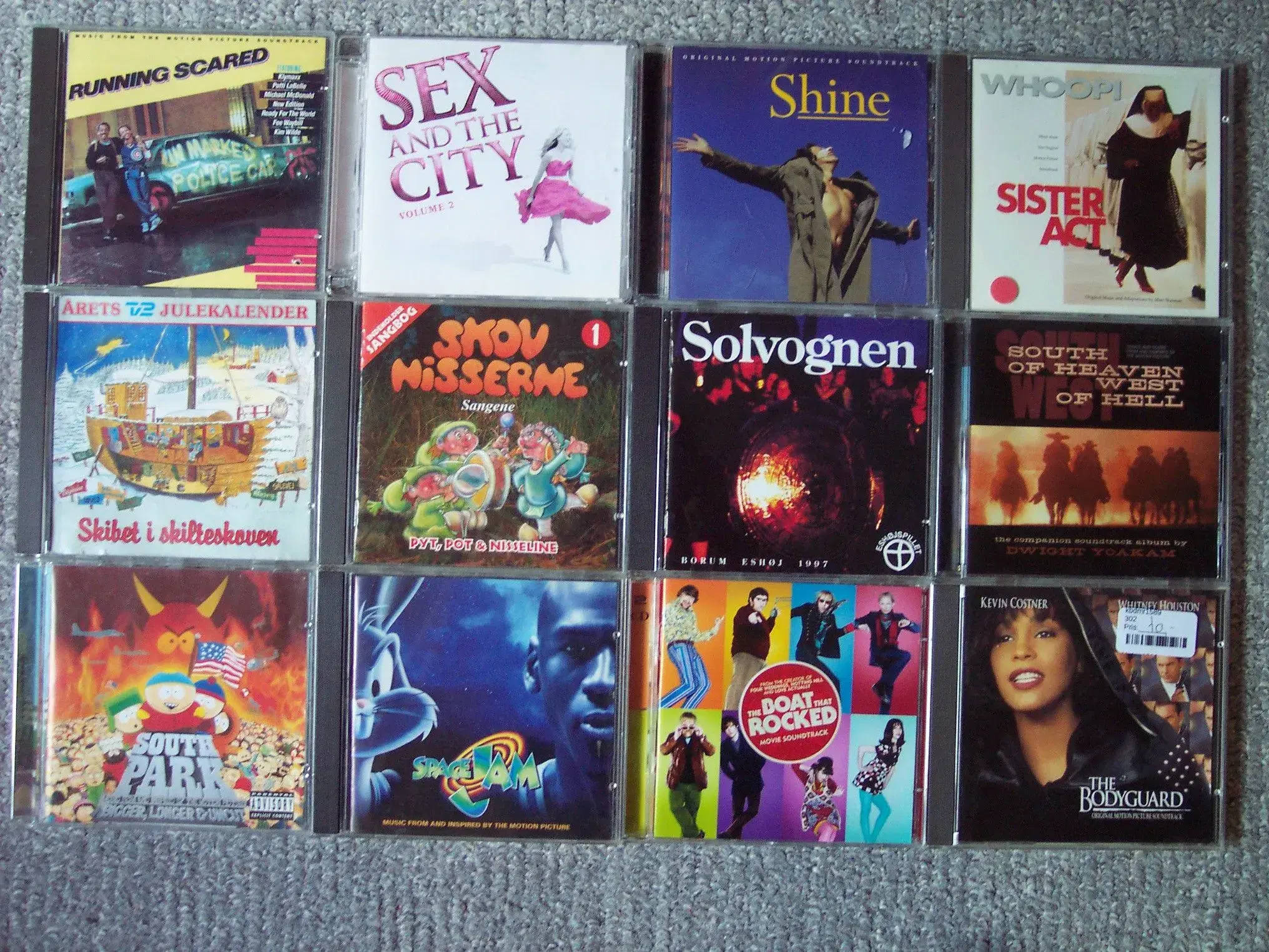 100 Film CD-SOUNDTRACKs sælges stykvis