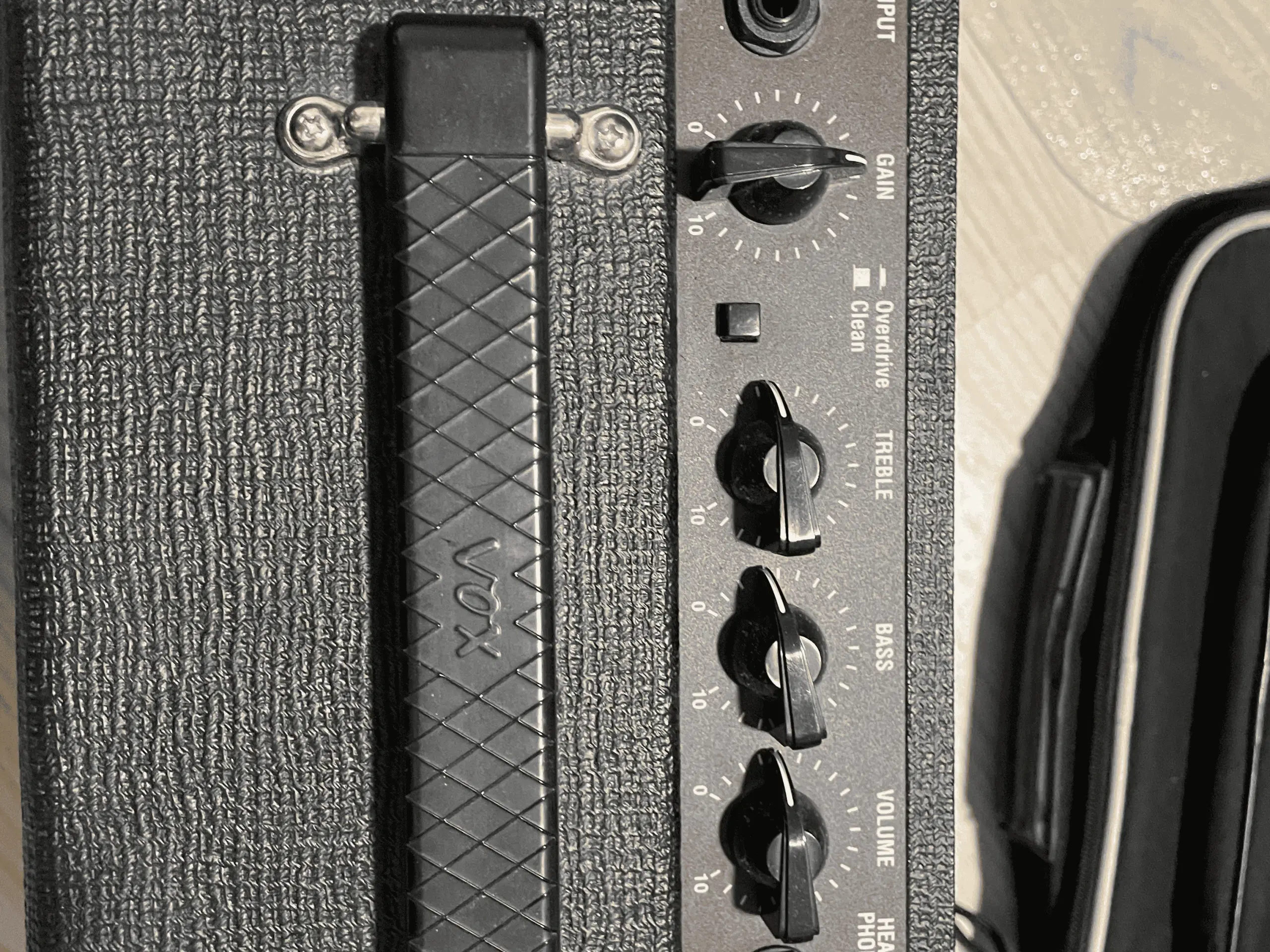 Epiphone les paul standard og vox forstærker