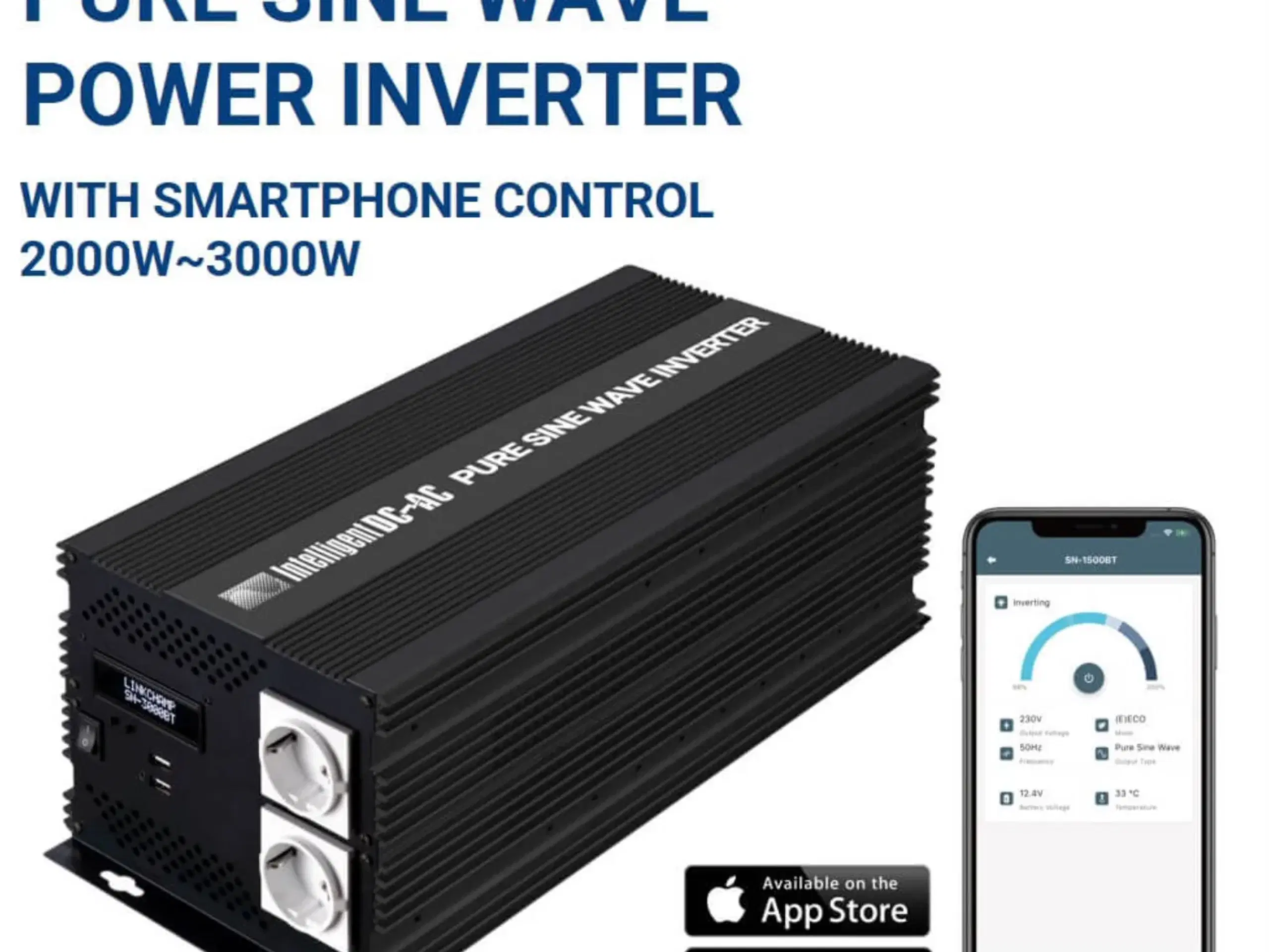 Helt ny inverter 2000 w