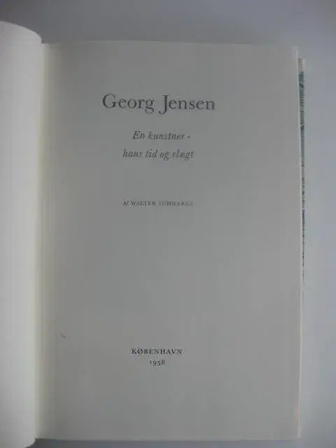 Georg Jensen - En kunstner - hans tid og slægt