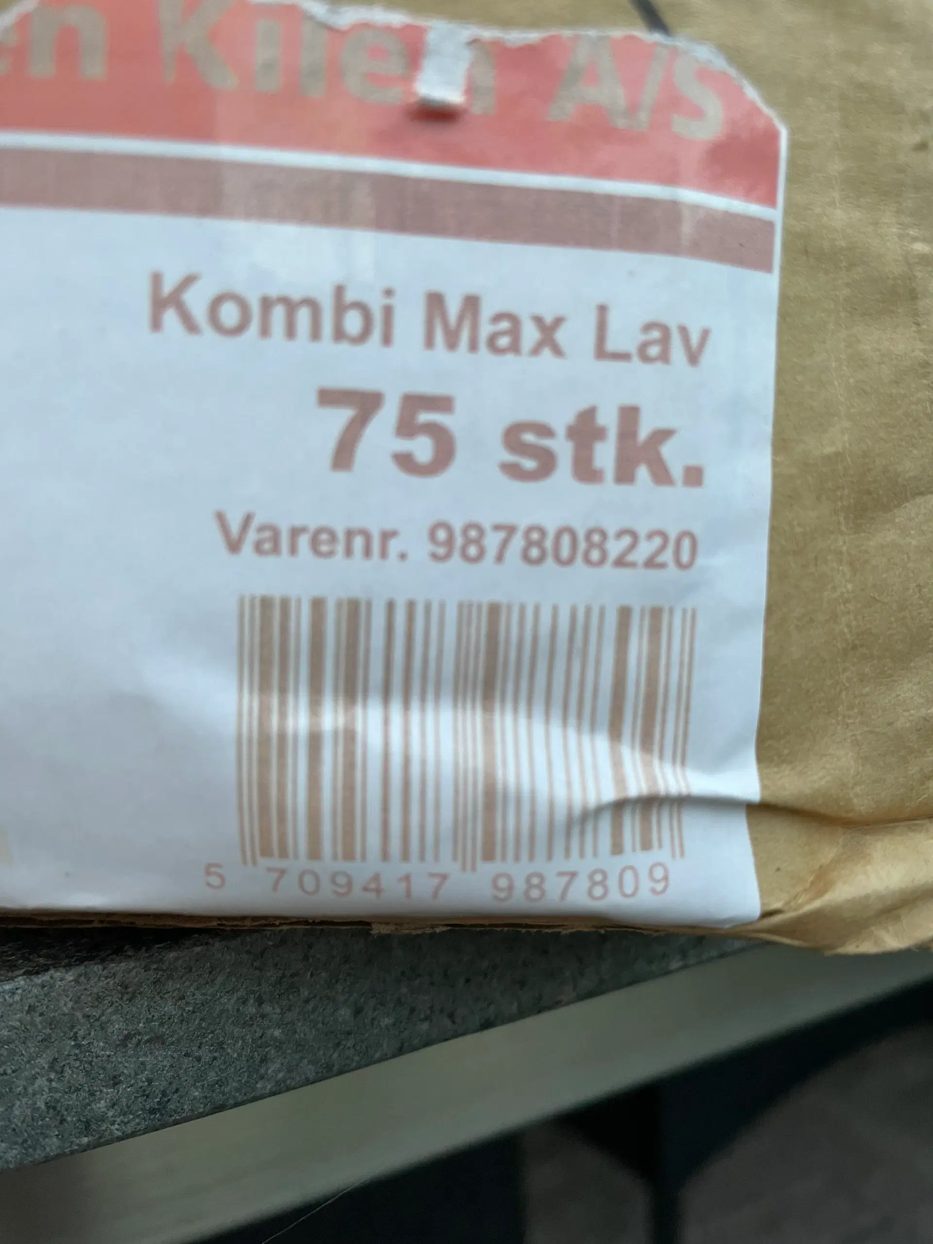 Knudsen kilen Kombi Max Lav 58 stk