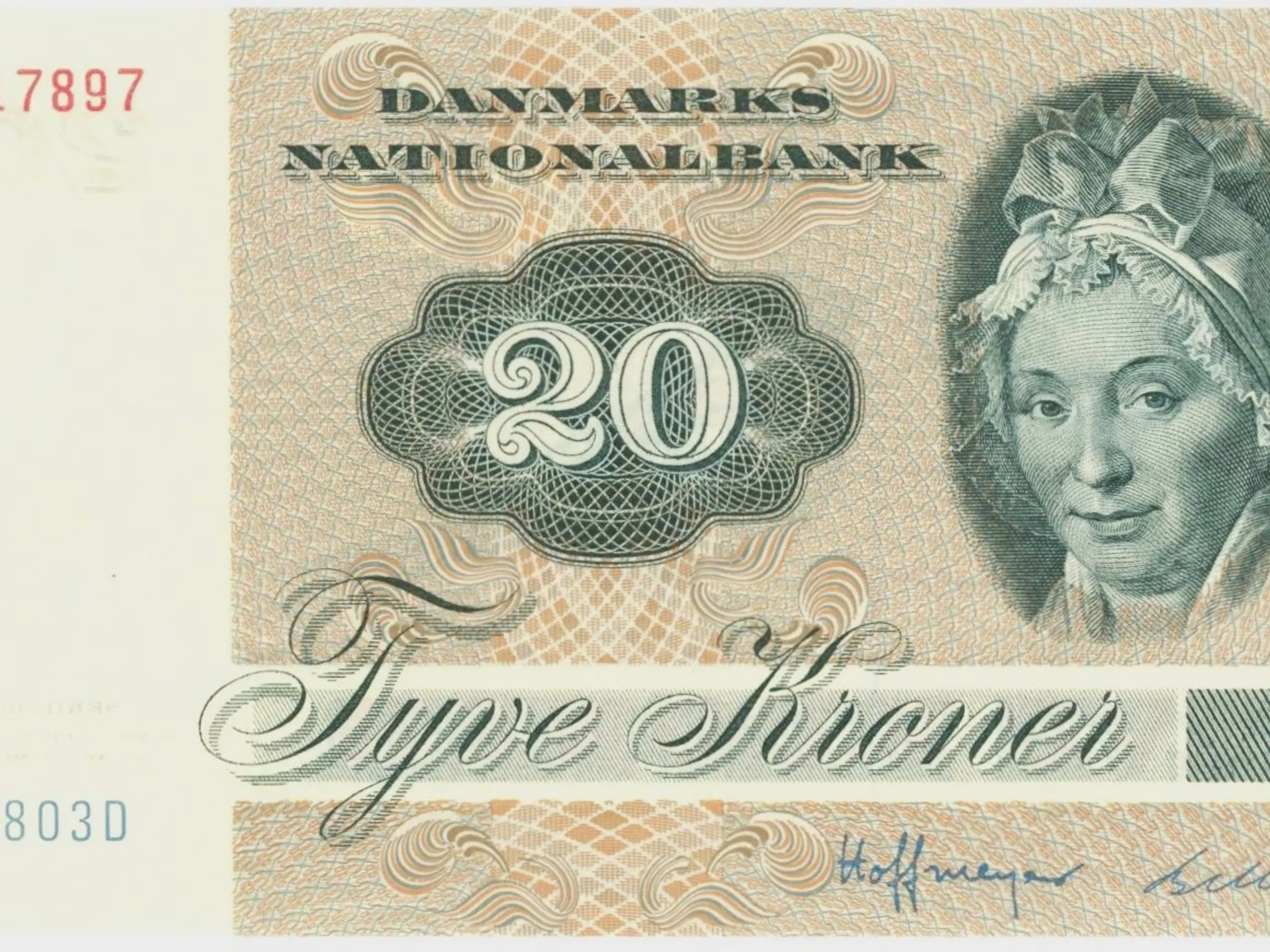 DK. 20 kr. seddel 1980