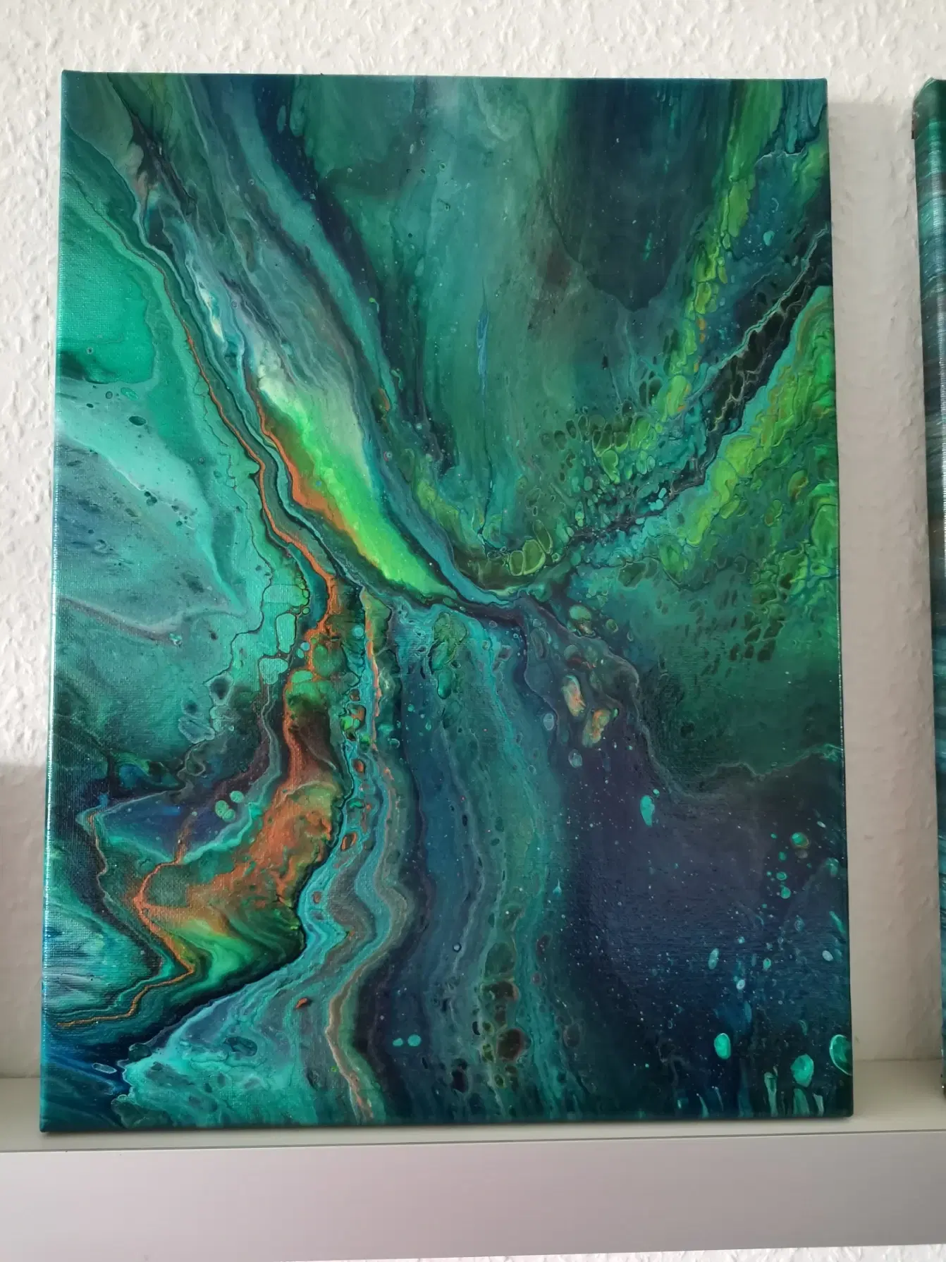 Akrylmalerier i Fluid Art - 30x40 cm