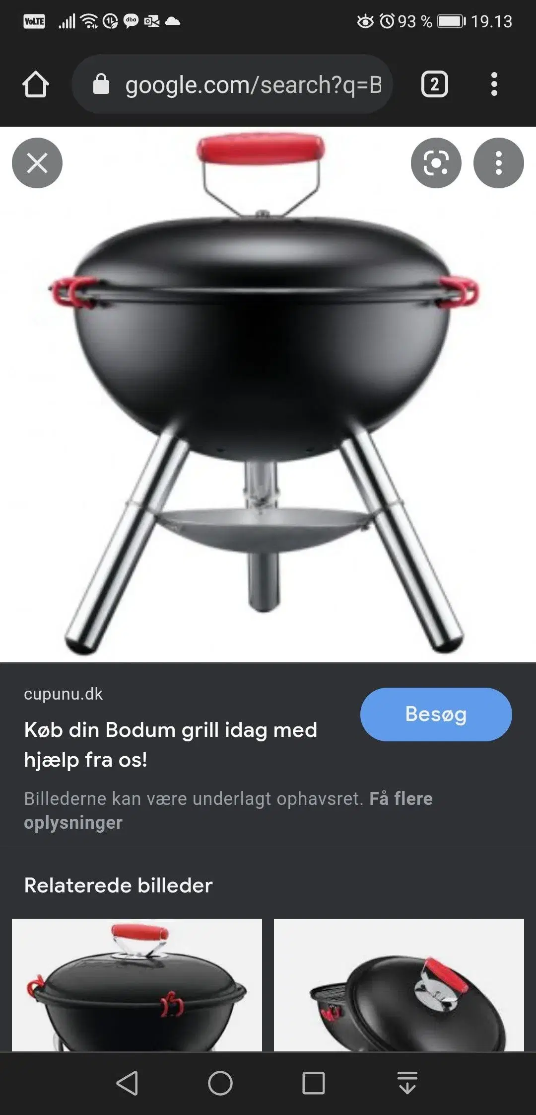 Bodum Fyrkat Picnic Grill