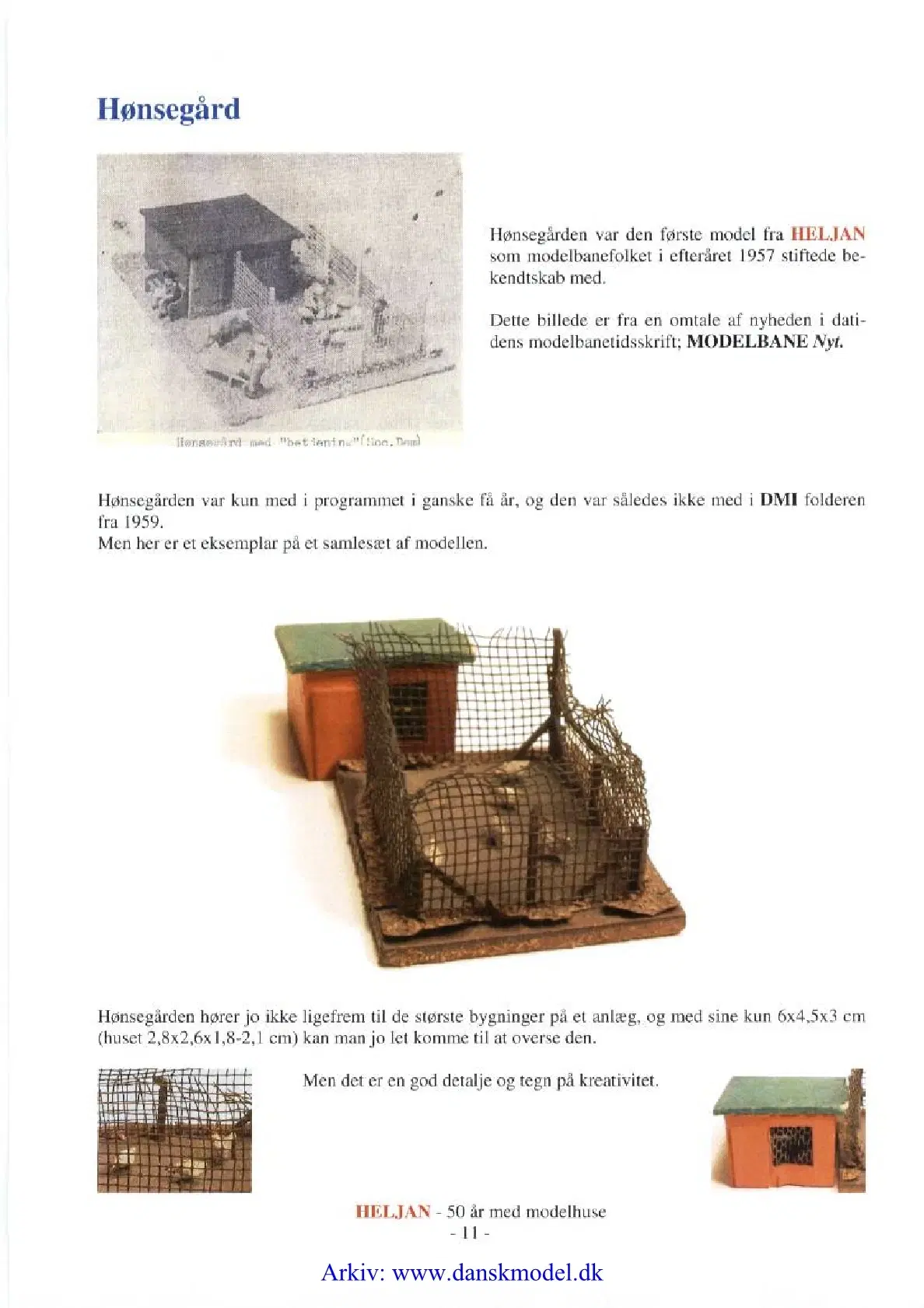 Opslagsværk "HELJAN  1957-2007  50 år med modelhus