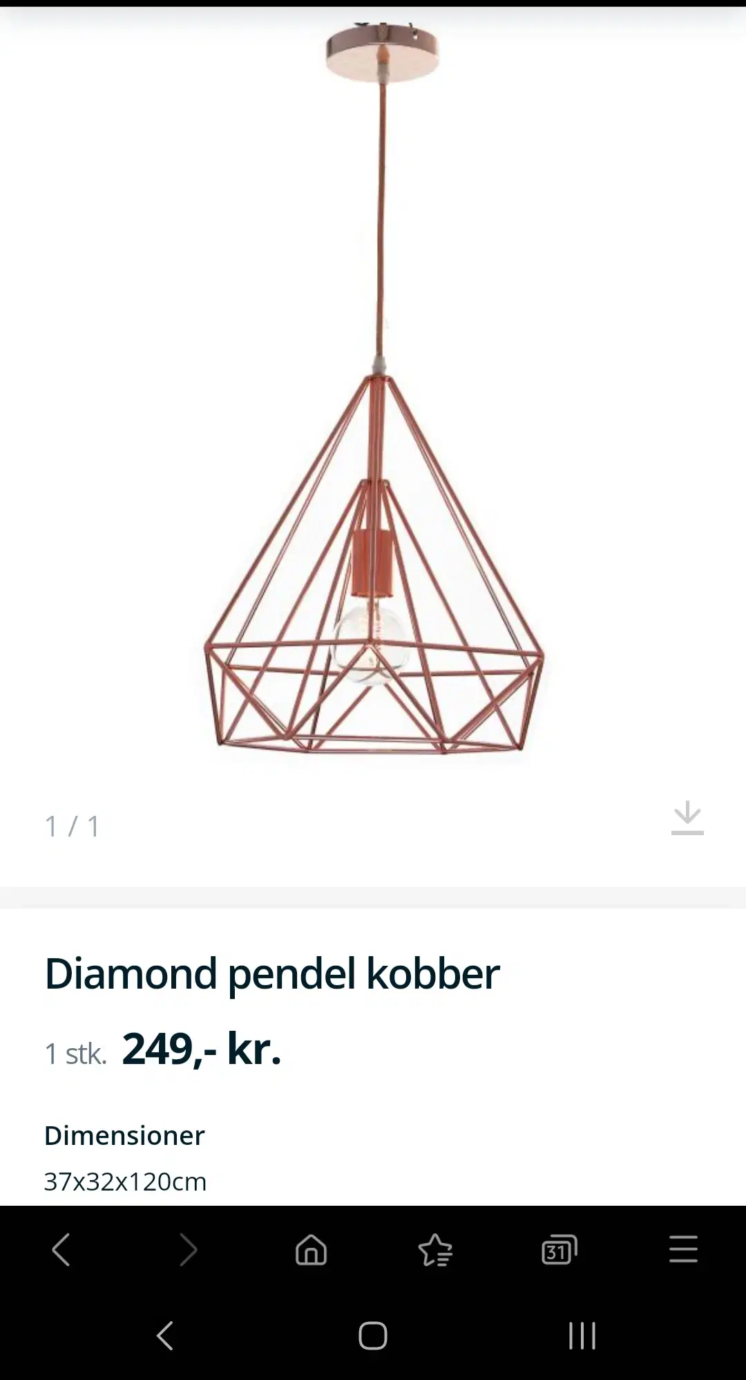 Pendel kobber