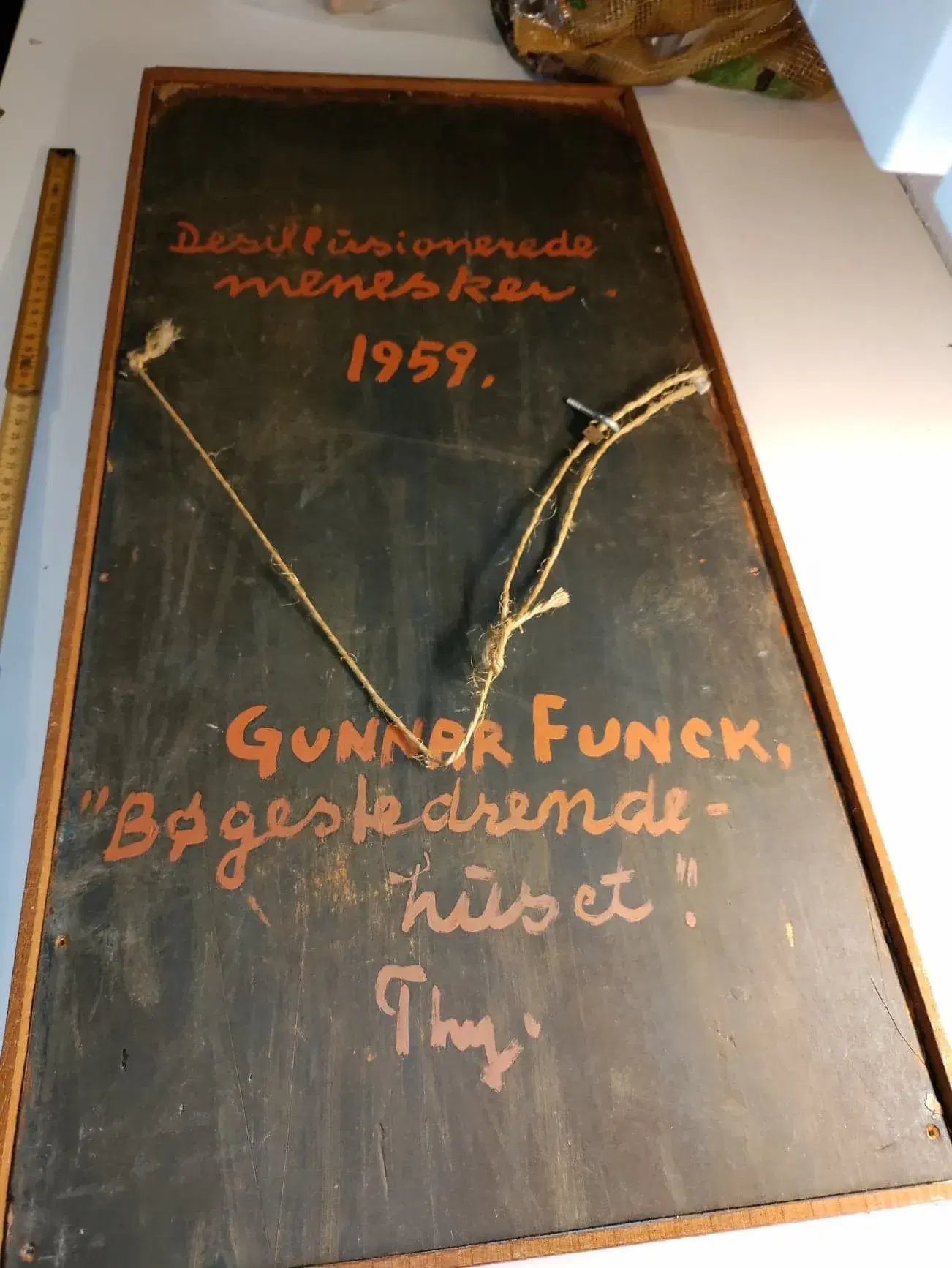 super fed gunnar funck maleri