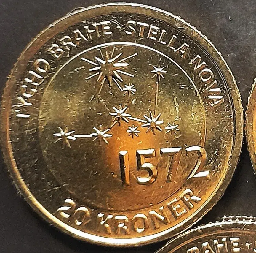 20 KRONE 2013 Tycho Brahe STELLA NOVA OPLAG 300000