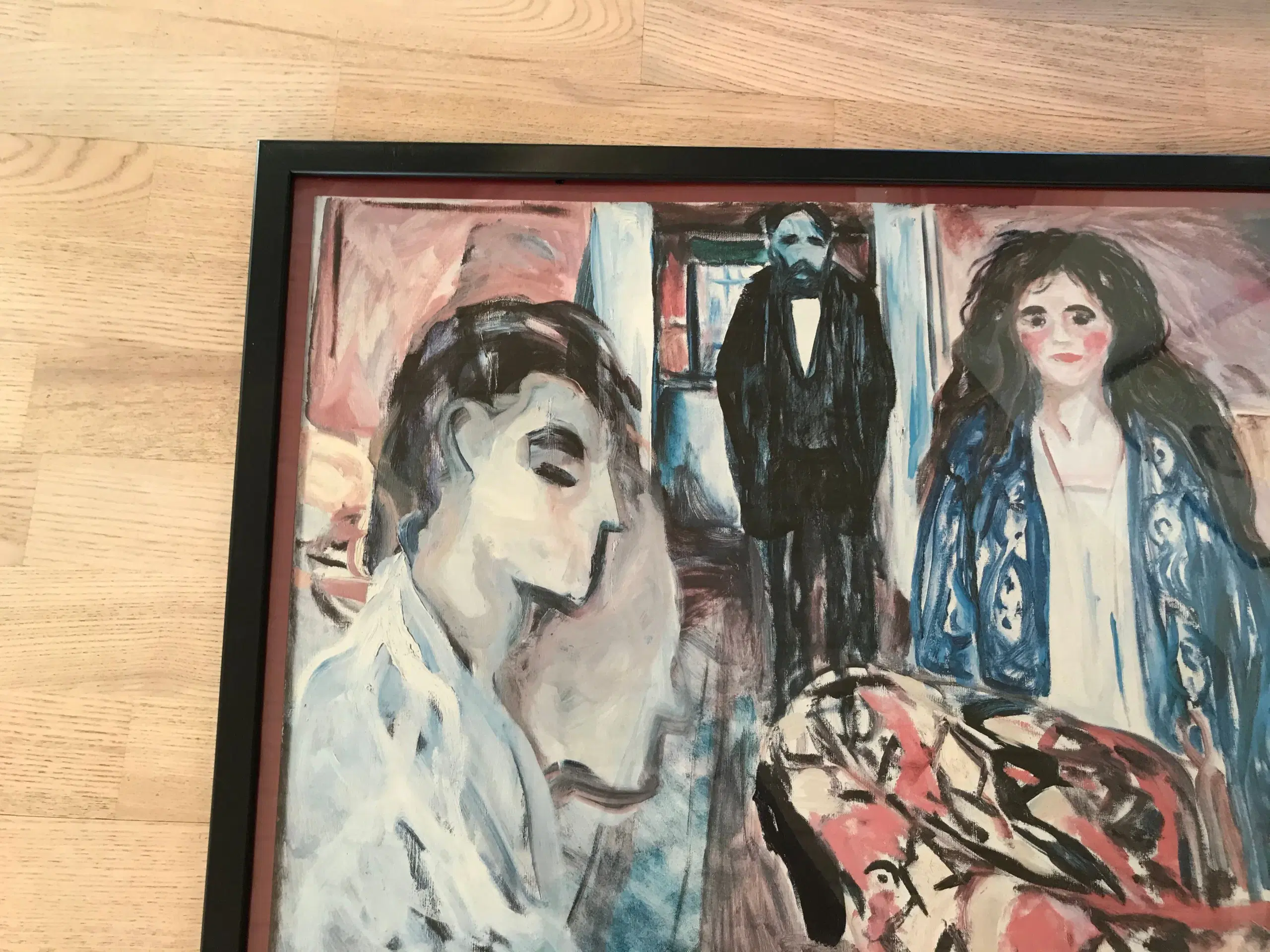 E Munch - Kunstudstillingsplakat i ramme