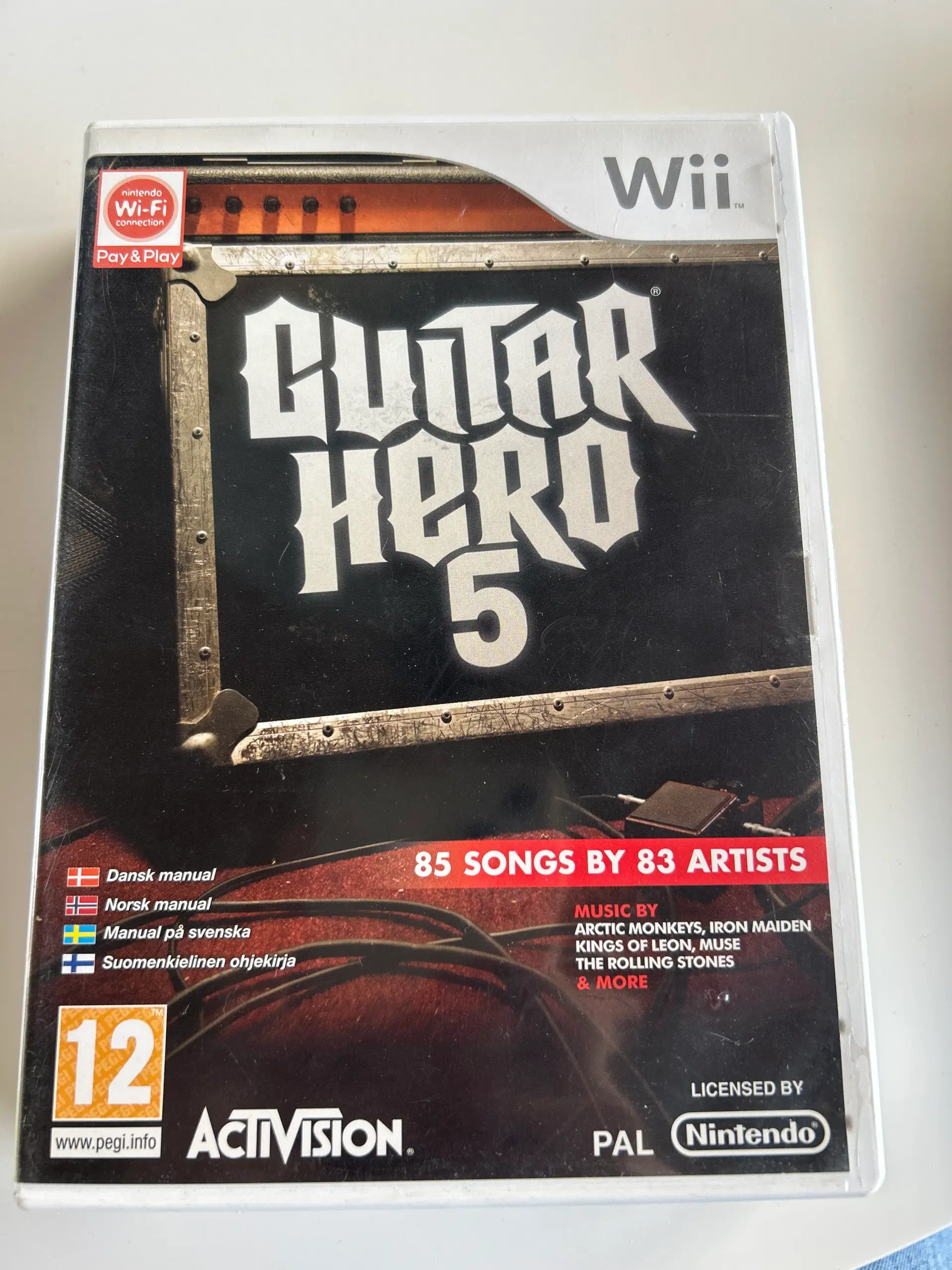 Guitar hero spil wii