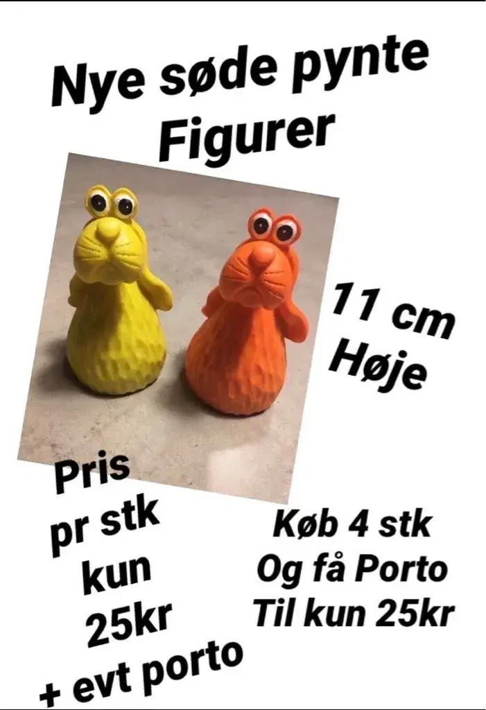 Nye søde pyntefigurer