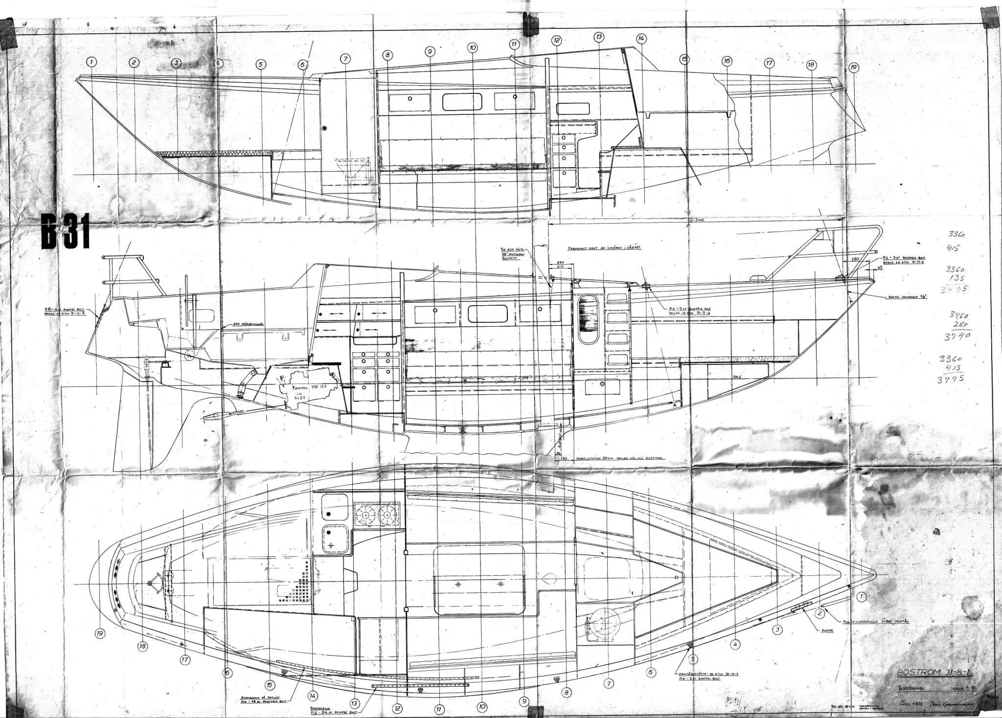 Boström 31 mk2 sejlbåd