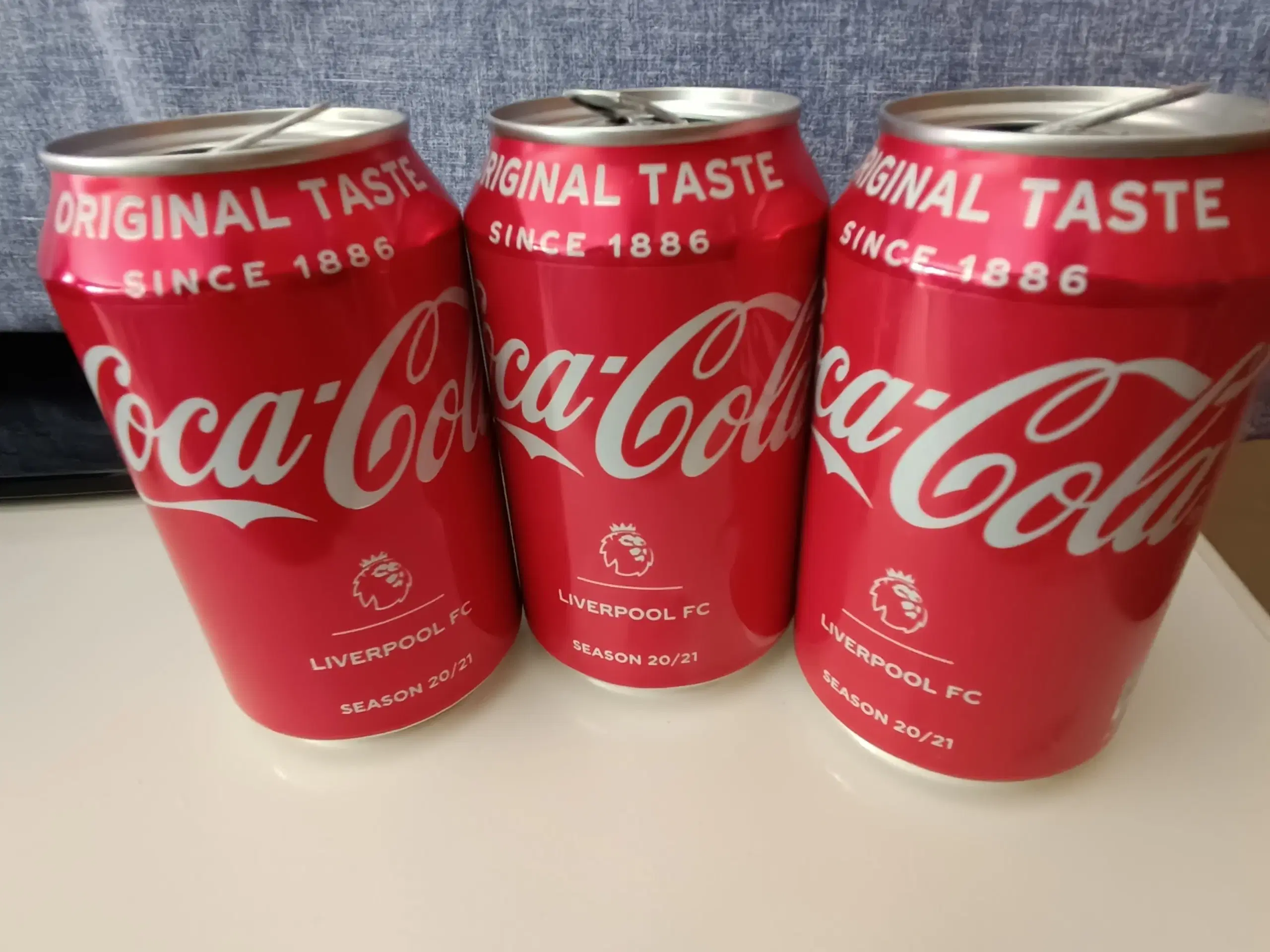 Limited edition Liverpool Coca-Cola dåser