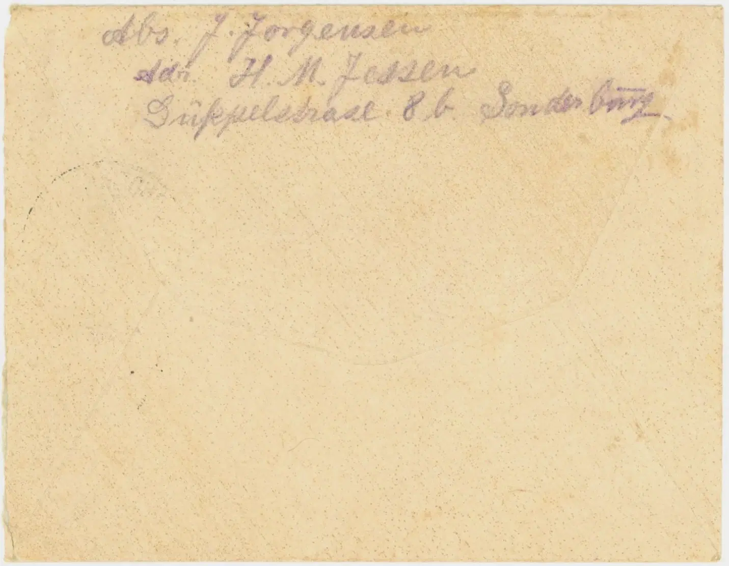 Feltpostbrev 1916 Sønderborg