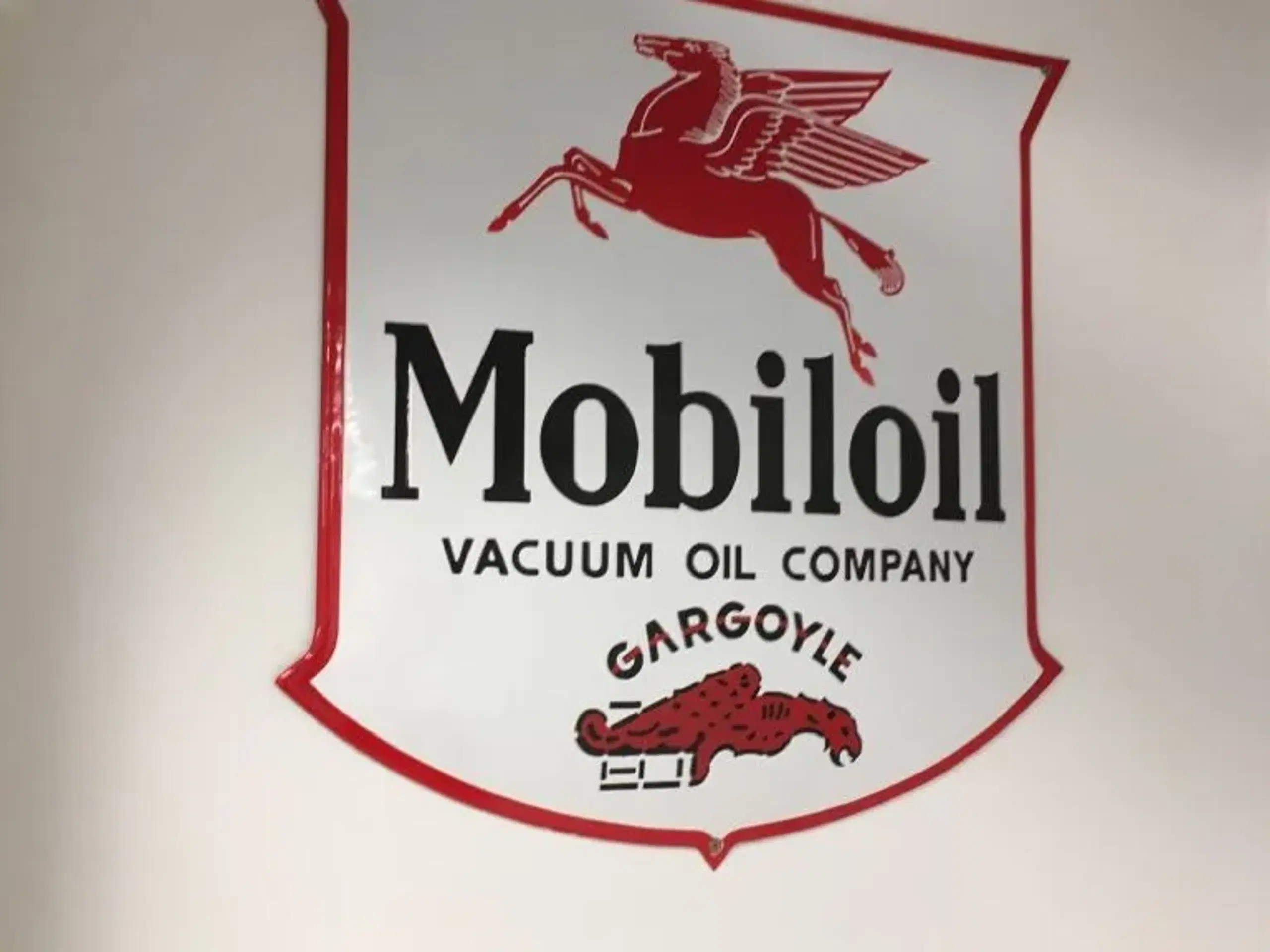 Mobiloil emaljeskilt