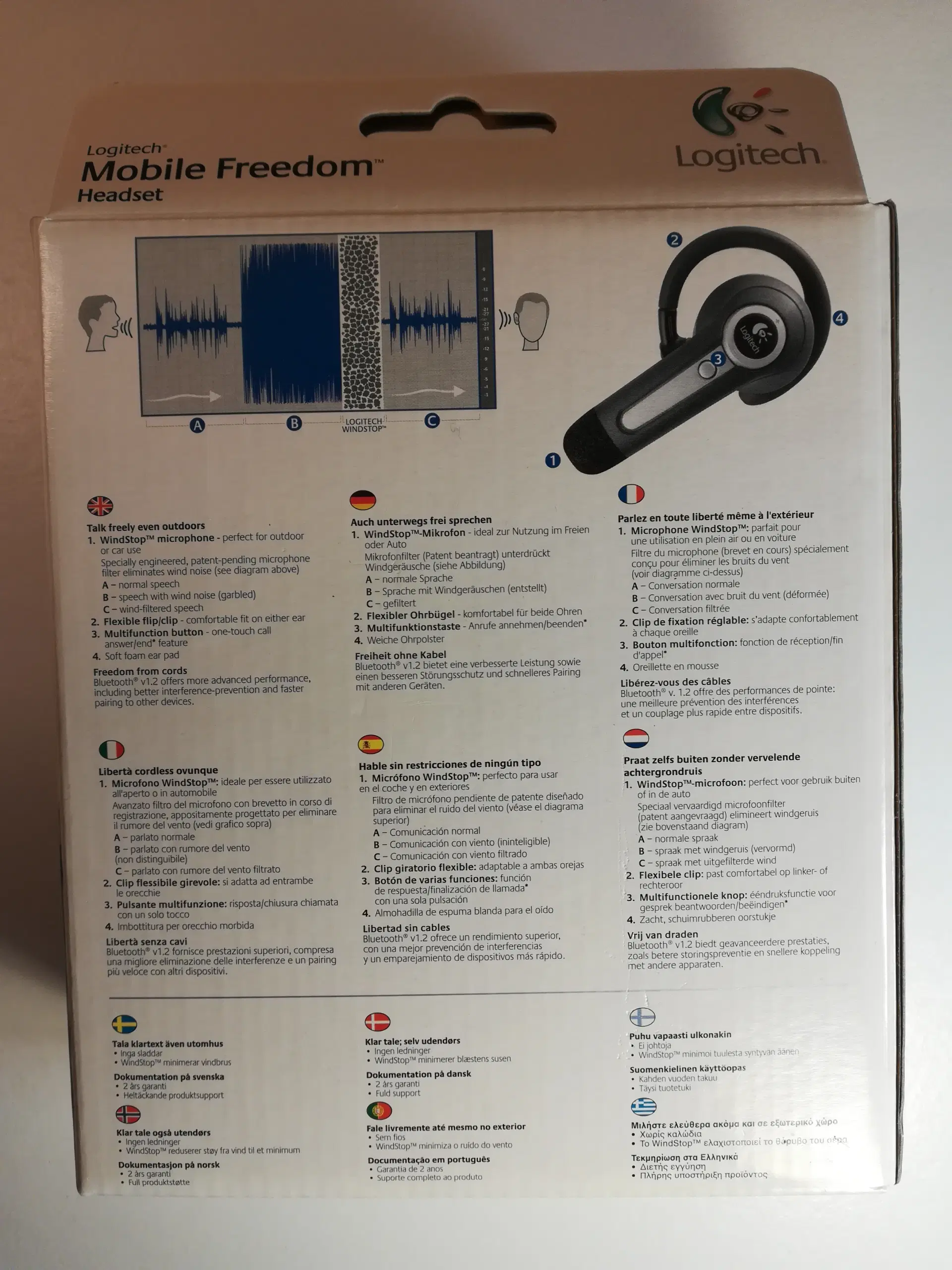 Logitech Mobile Freedom Headset Bluetooth v12