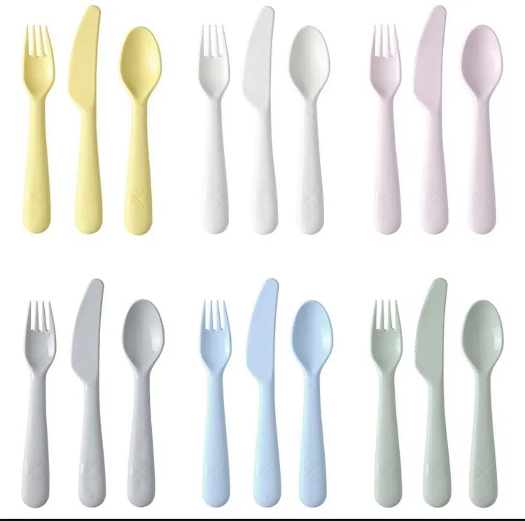 UDLEJES - 72 Plastik Fork/Knife/Spoon set