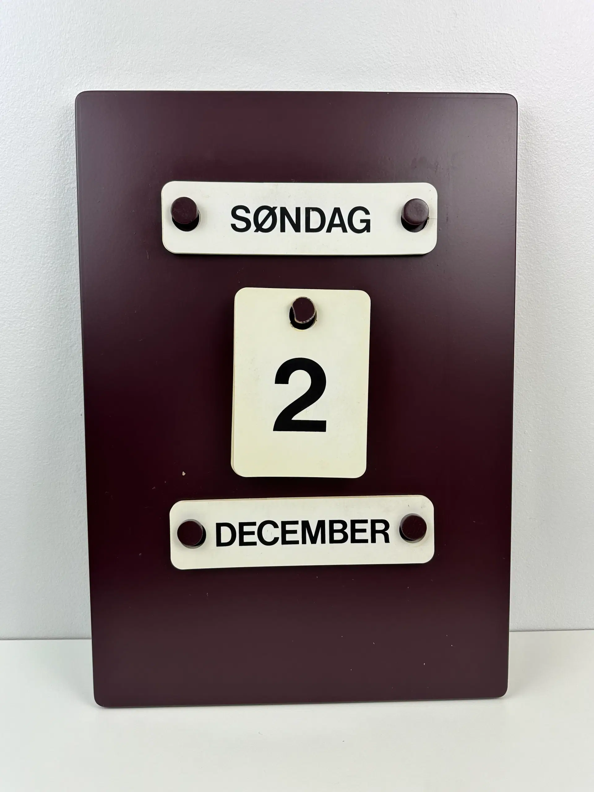 Retro bankkalender / kalender