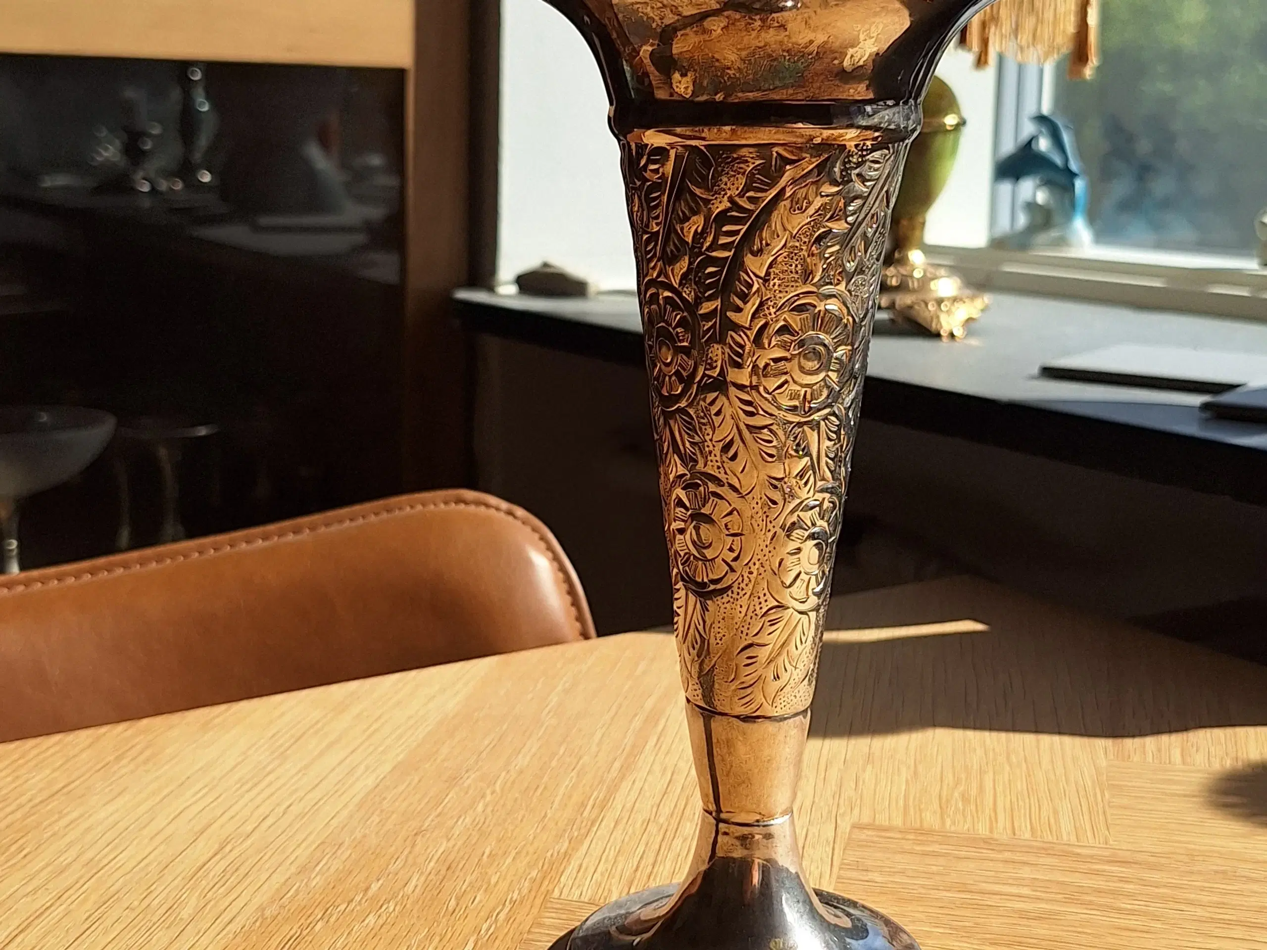 Vase I pletsølv