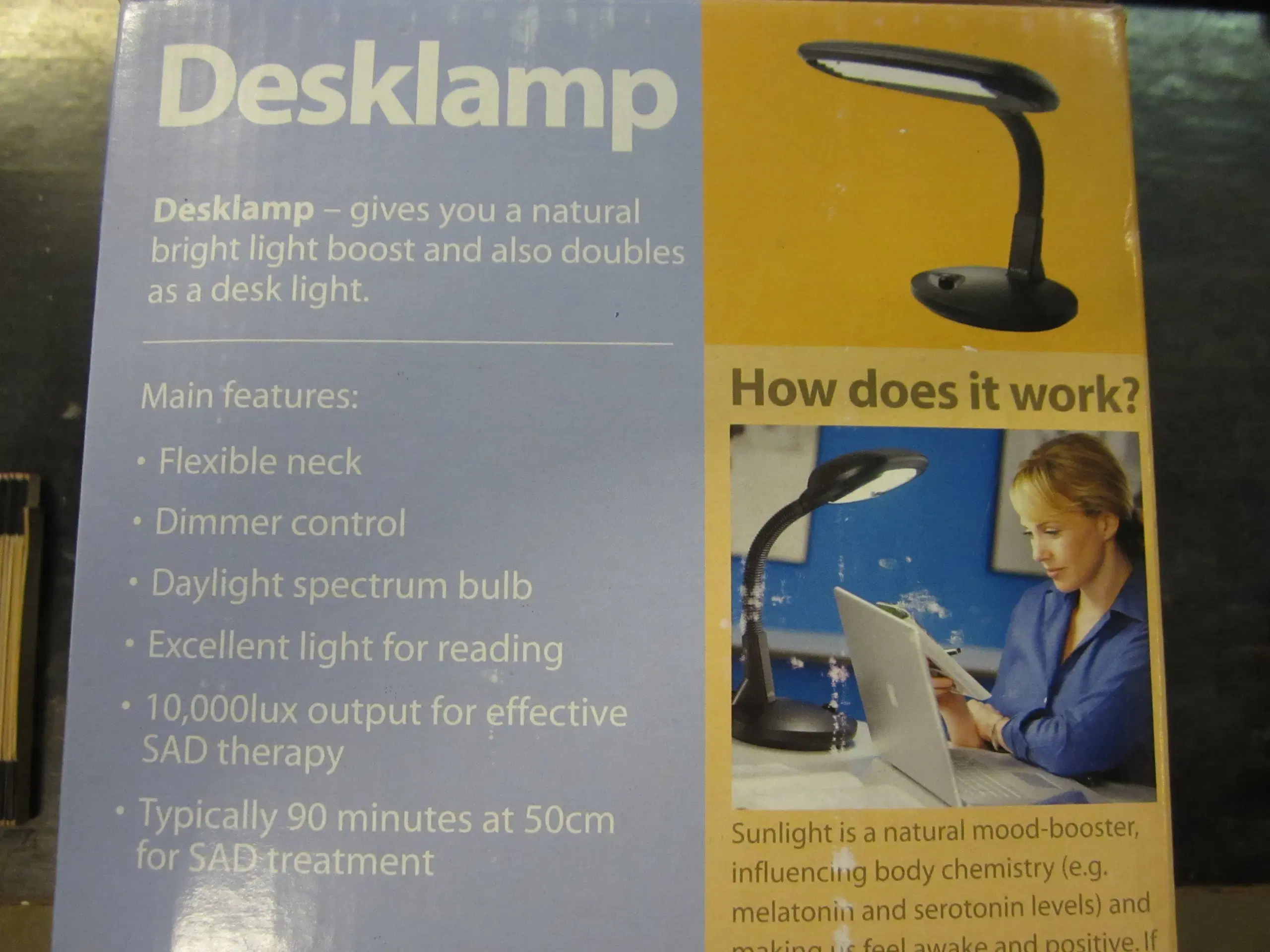 Lumie Desklampe Lysterapilampe