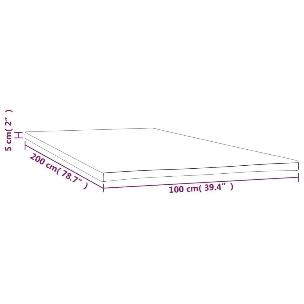 Topmadras 100x200x5 cm