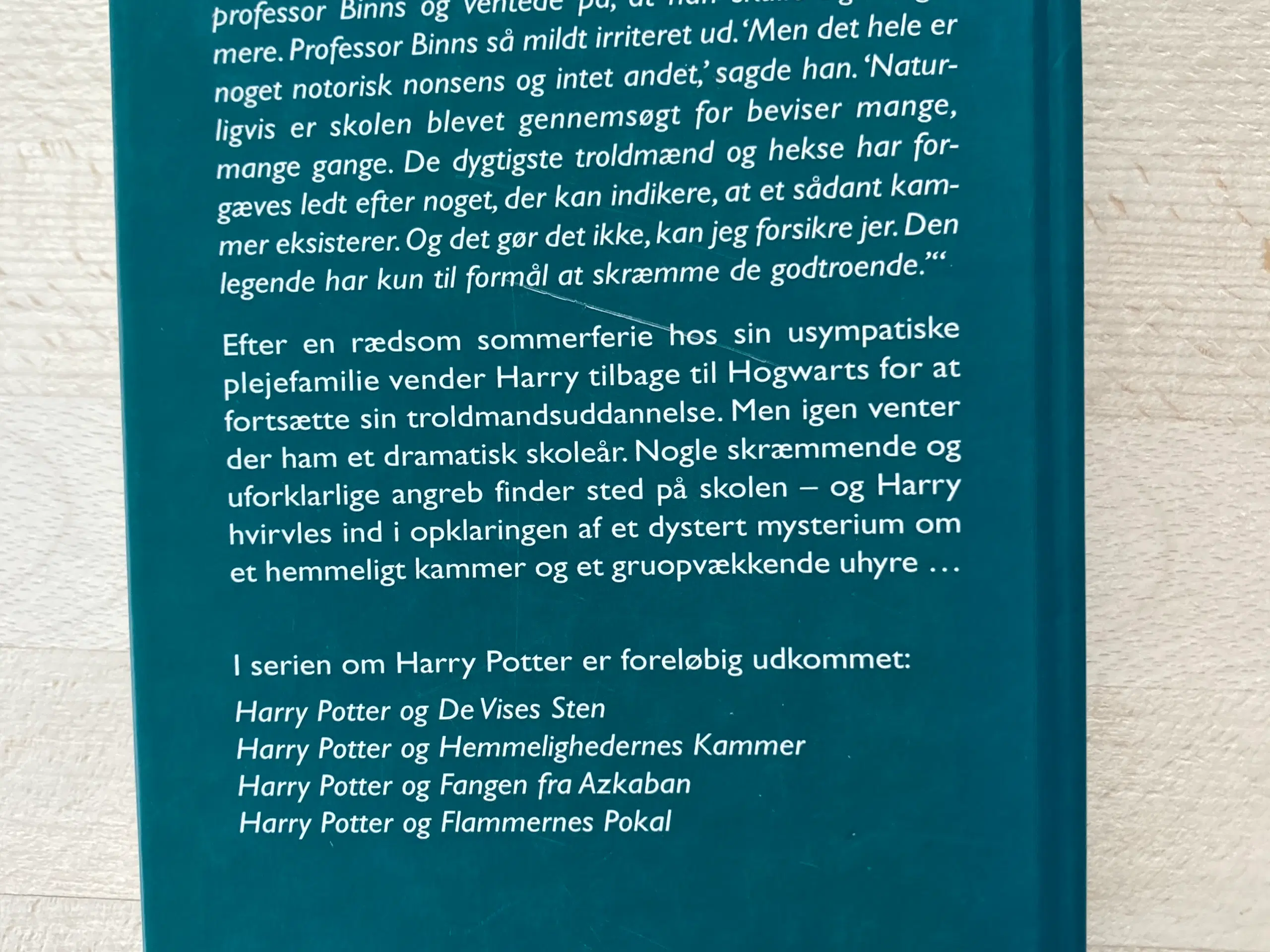 Harry Potter og hemmelighedernes kammer, J. K. Row