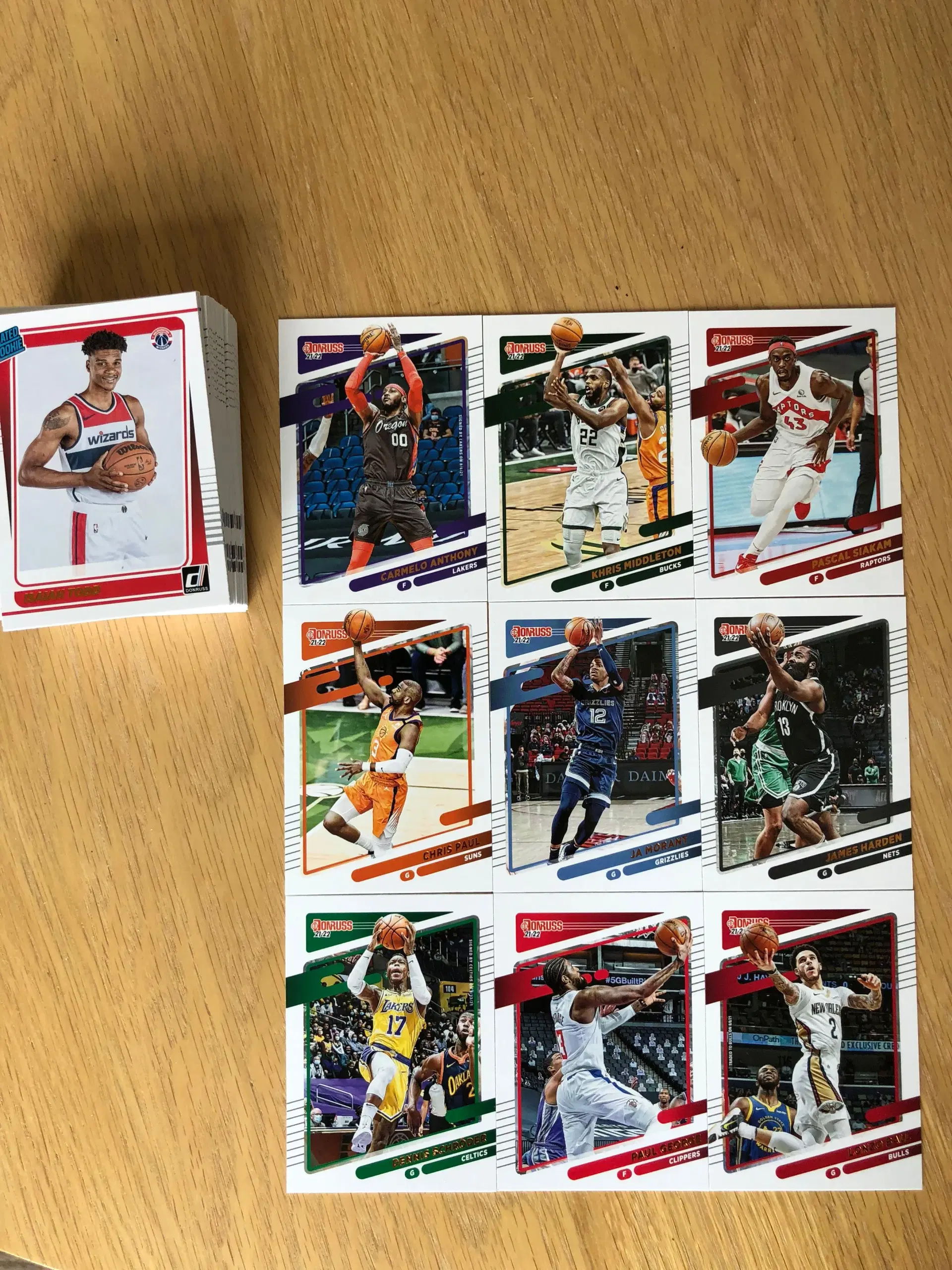 Panini Donruss 21-22 NBA kort