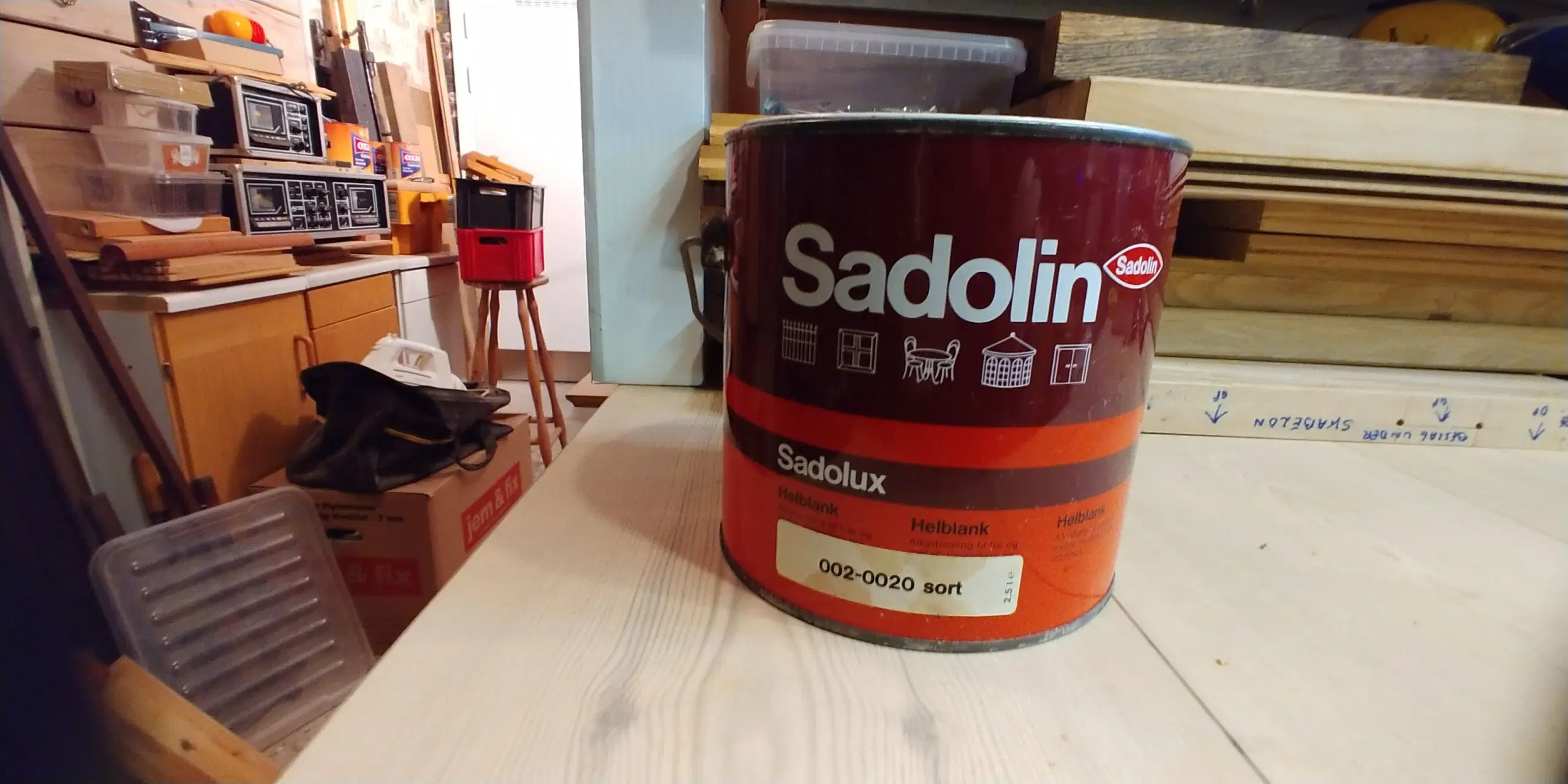 Sadolin sort Helblank pianola k 25 liter