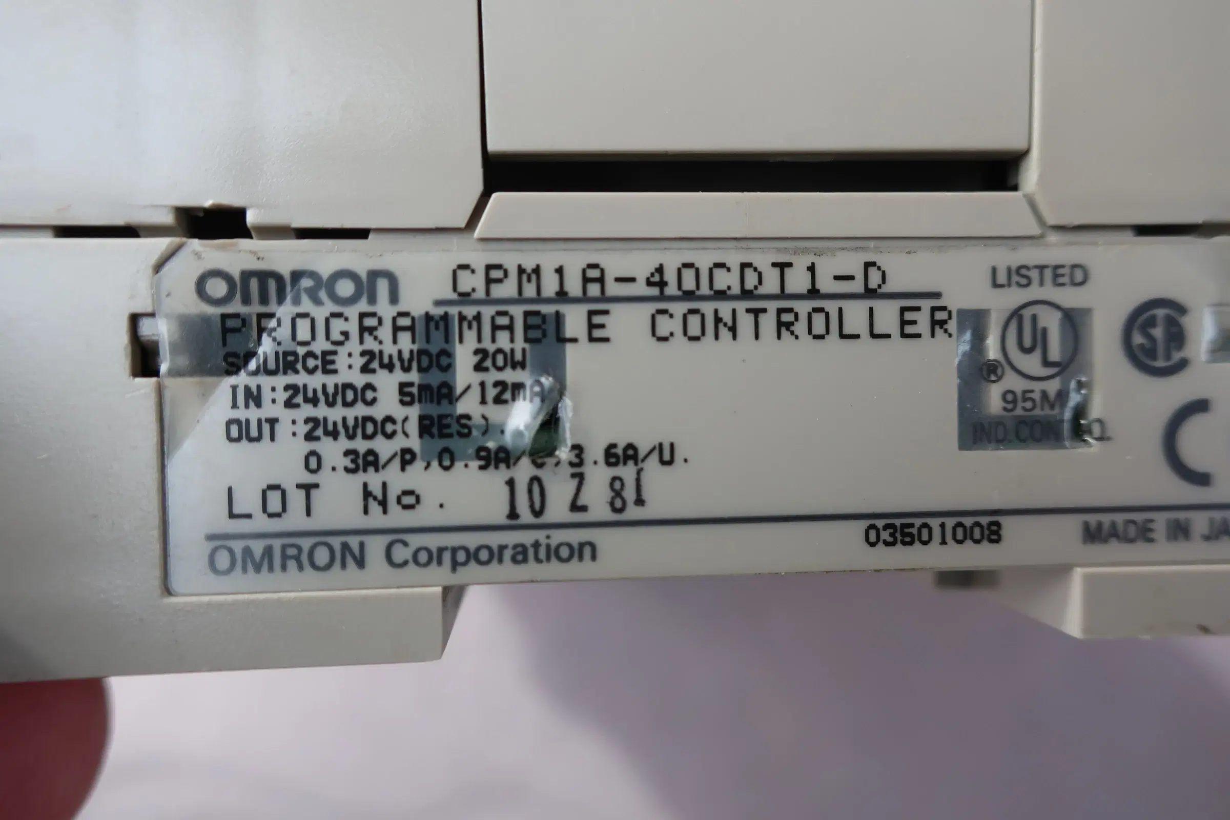 Omron Sysmac CPM1A PLC